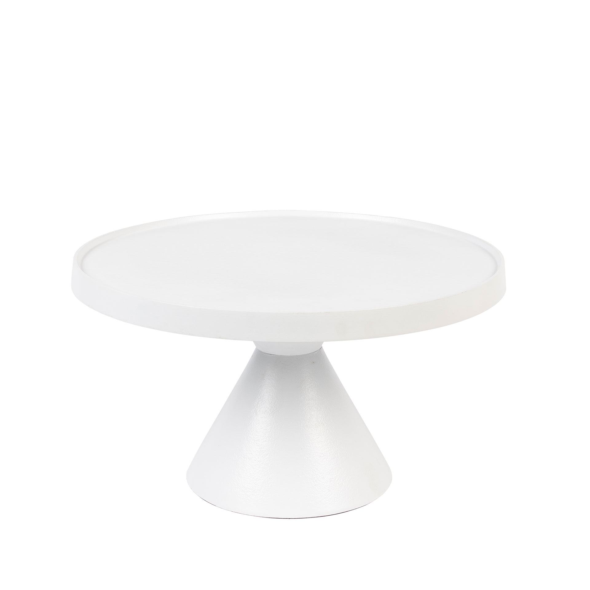 Image of Couchtisch Zuiver Floss 60x60 cm, Weiss, Rund, Neu - Perfekt für Sofa und Lounge