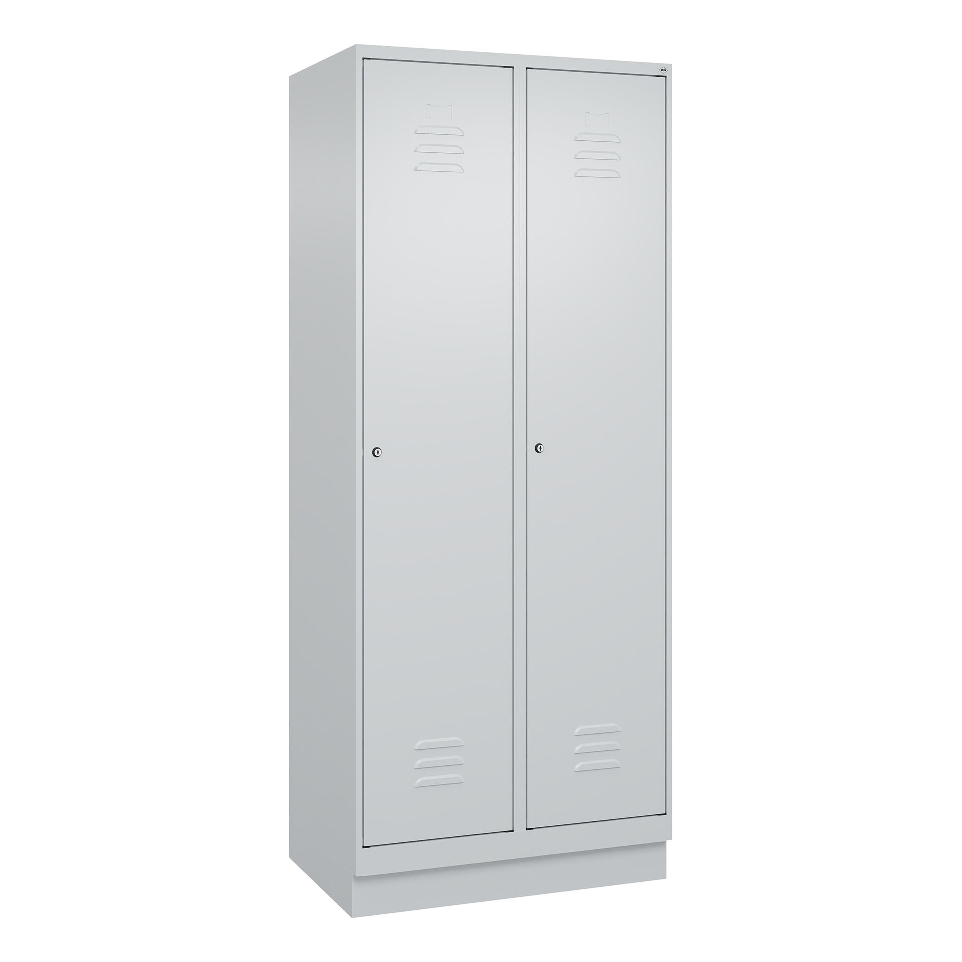 Image of Aufbewarungsspind C+P Classic PLUS, Lichtgrau, mit Schlüssel, Neu Robust - ideal für Büro und Empfangsbereich