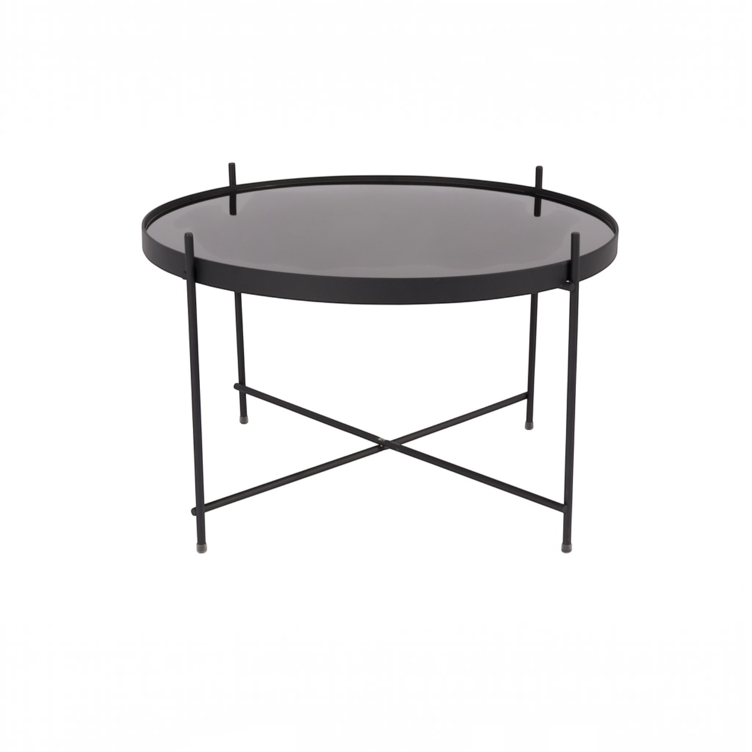 Image of Couchtisch Zuiver Cupid 62x62 cm, Schwarz, Rund, Neu - Perfekt für Sofa und Lounge