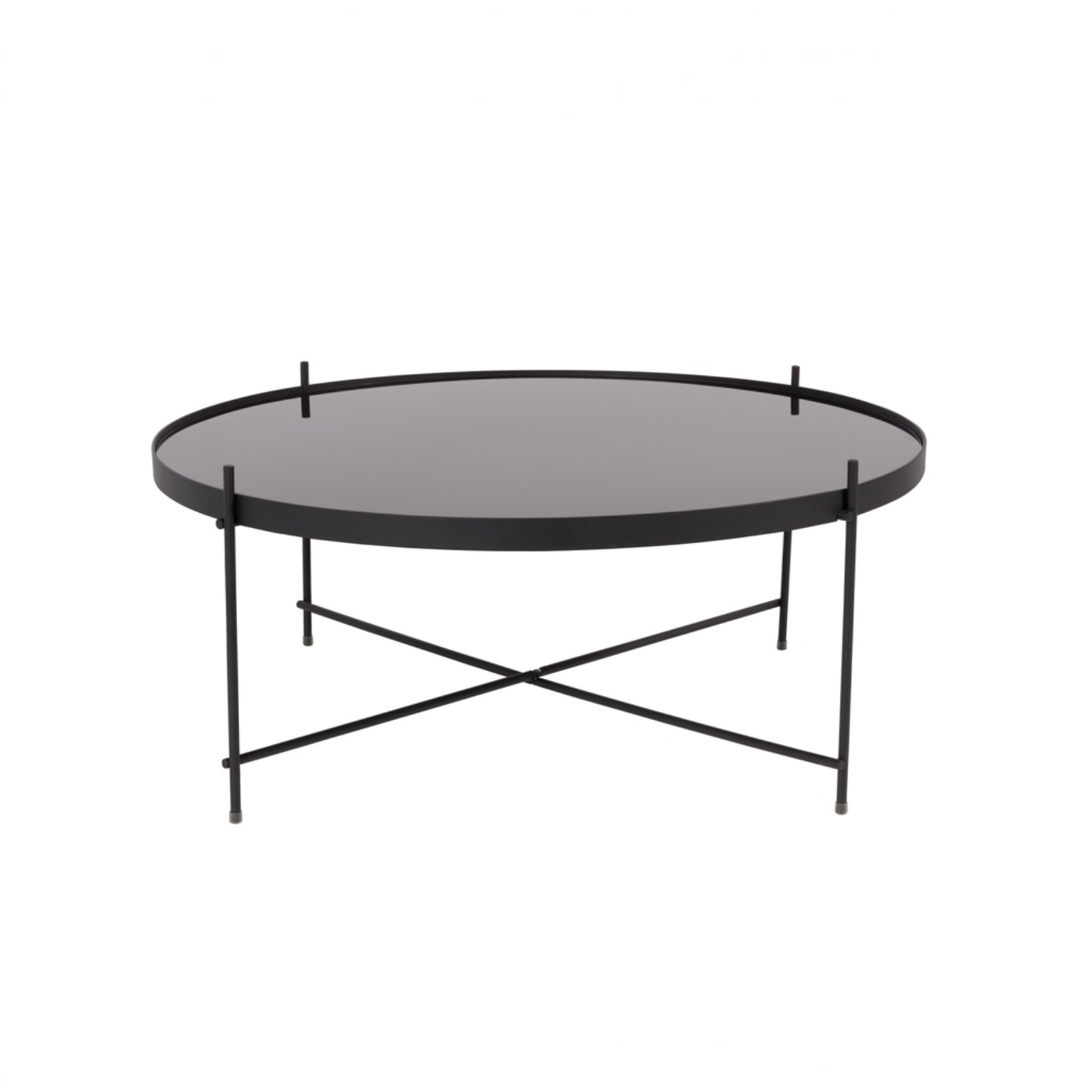 Image of Couchtisch Zuiver Cupid 82x82 cm, Schwarz, Rund, Neu - Perfekt für Sofa und Lounge