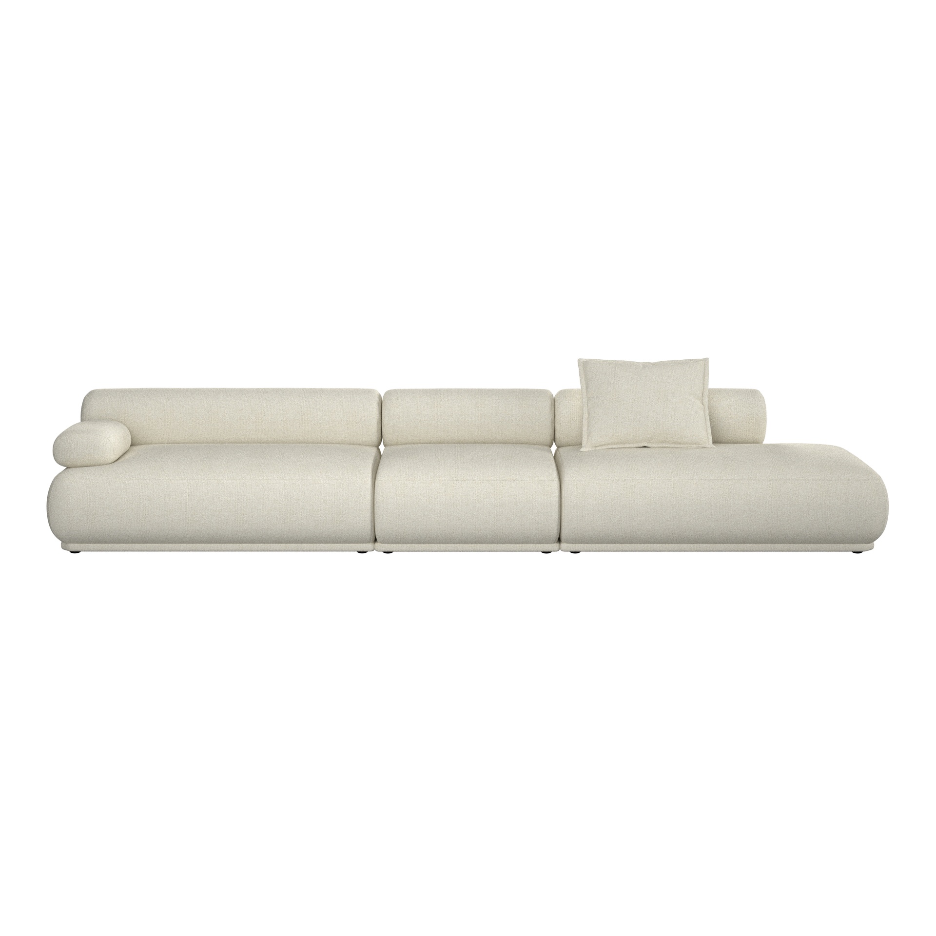 Image of 4.5-Sitzer Loungesofa Zuiver Rembrandt links, 402 x 97 cm, Beige, Neu, Eleganz & Komfort - Ideal für entspannte Stunden