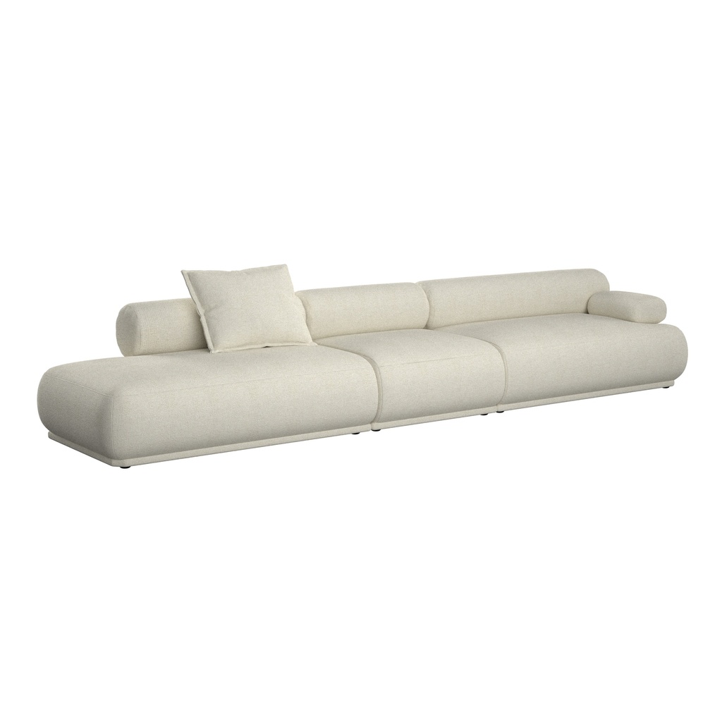 Image of 4.5-Sitzer Loungesofa Zuiver Rembrandt rechts, 402 x 97 cm, Beige, Neu, Eleganz & Komfort - Ideal für entspannte Stunden