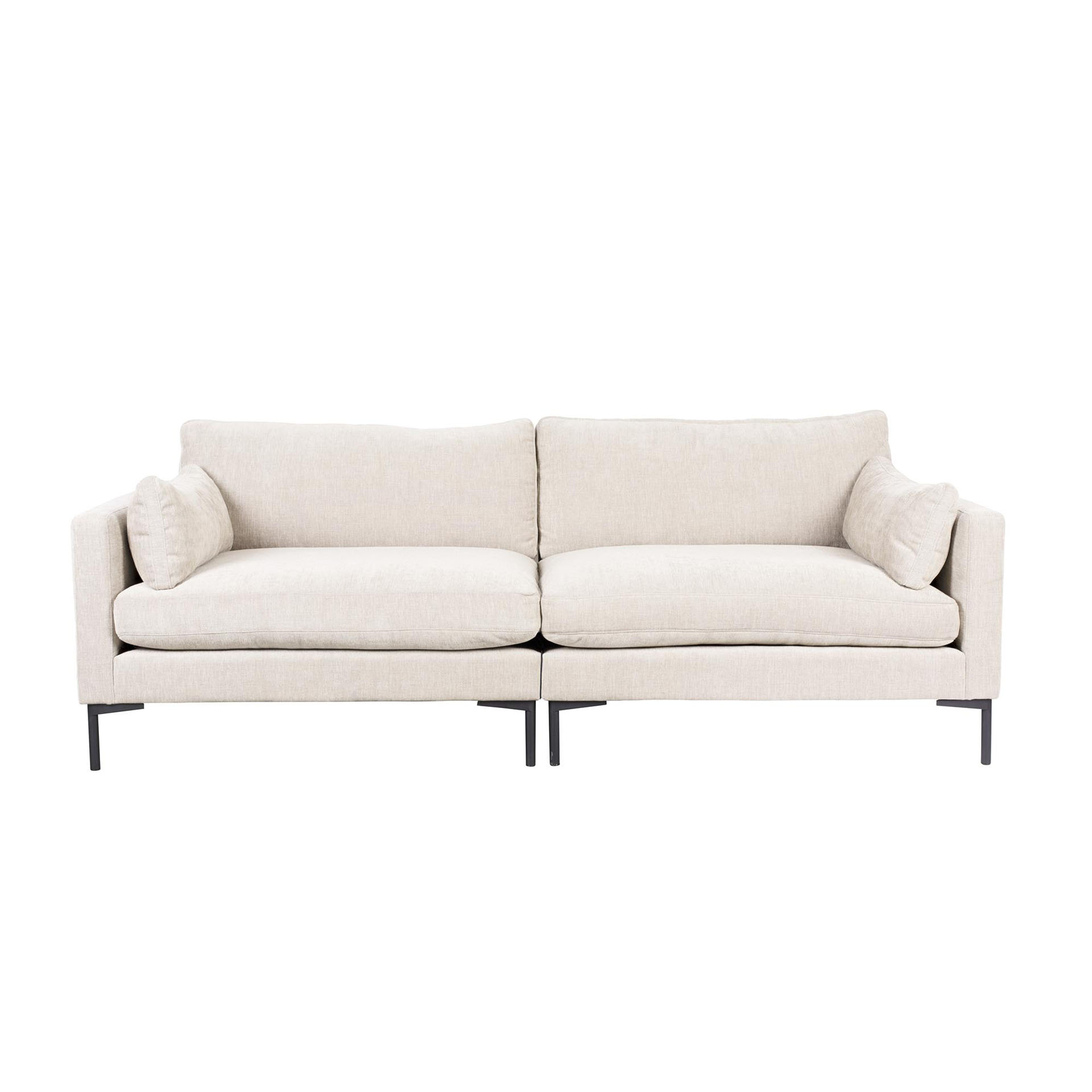 Image of 3-Sitzer Loungesofa Zuiver Summer, 230 x 101 cm, Crème, Neu, Eleganz & Komfort - Ideal für entspannte Stunden