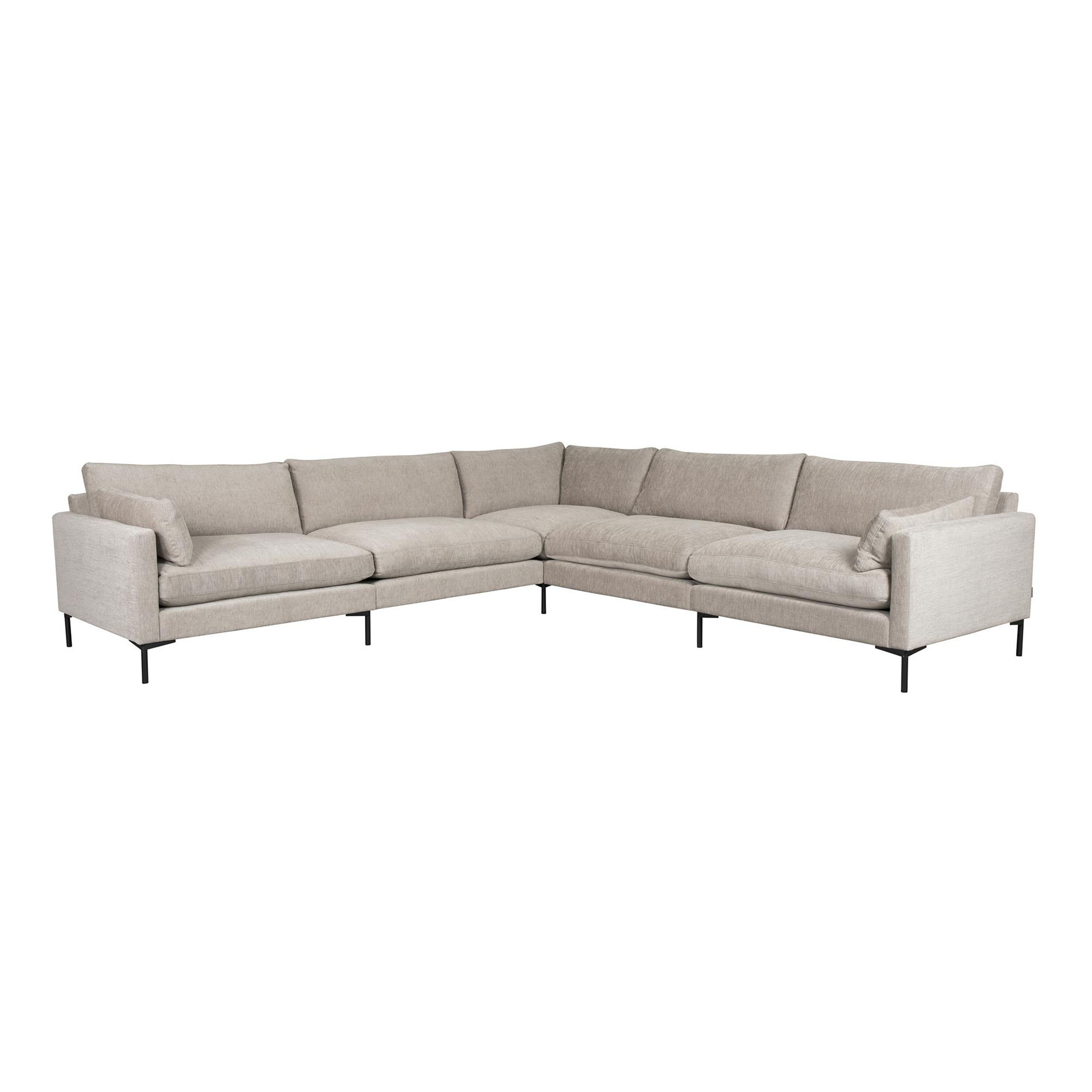 Image of 7-Sitzer Loungesofa Zuiver Summer, 318 x 31.8 cm, Beige/latte, Neu, Eleganz & Komfort - Ideal für entspannte Stunden