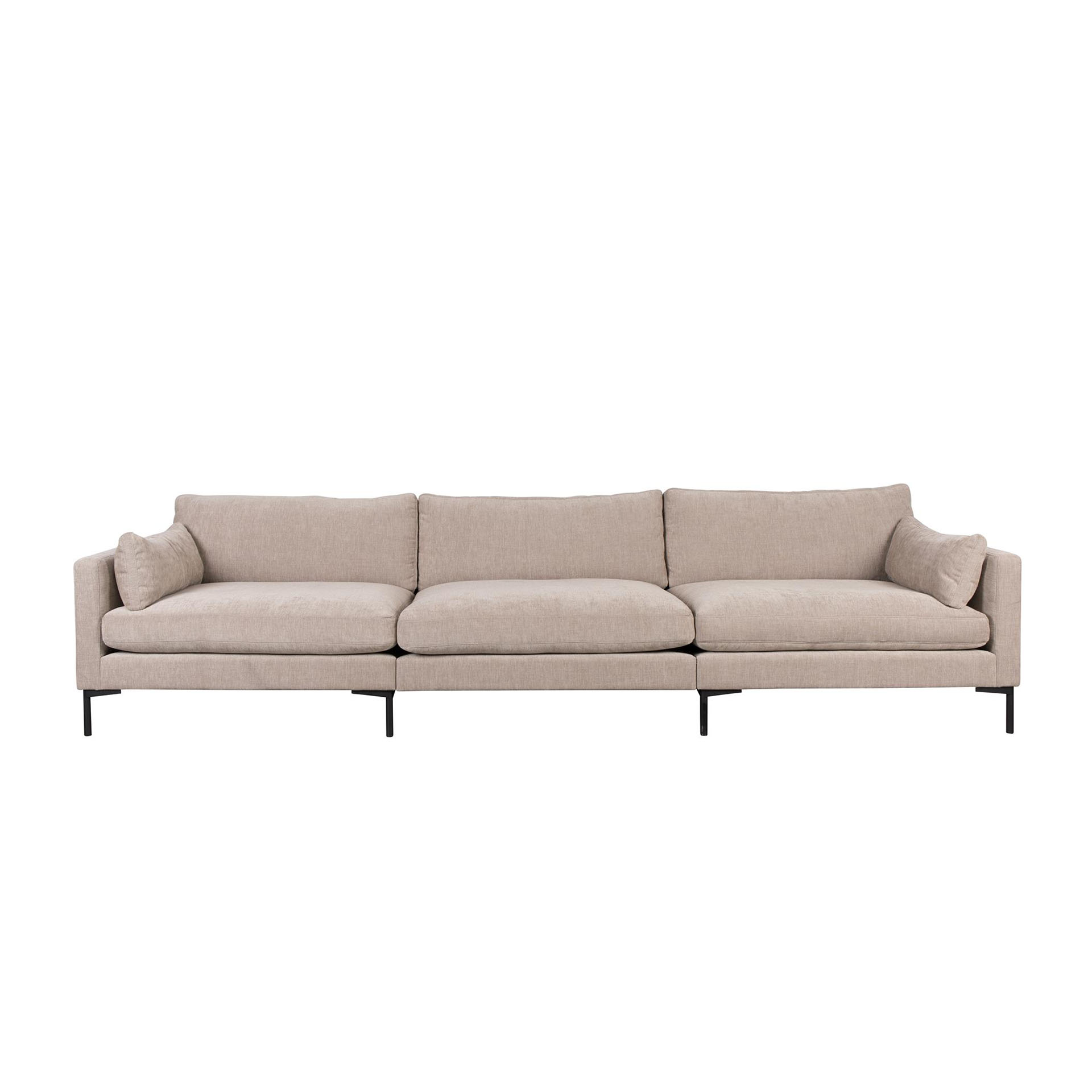 Image of 4-Sitzer Loungesofa Zuiver Summer, 335 x 101 cm, Beige/latte, Neu, Eleganz & Komfort - Ideal für entspannte Stunden