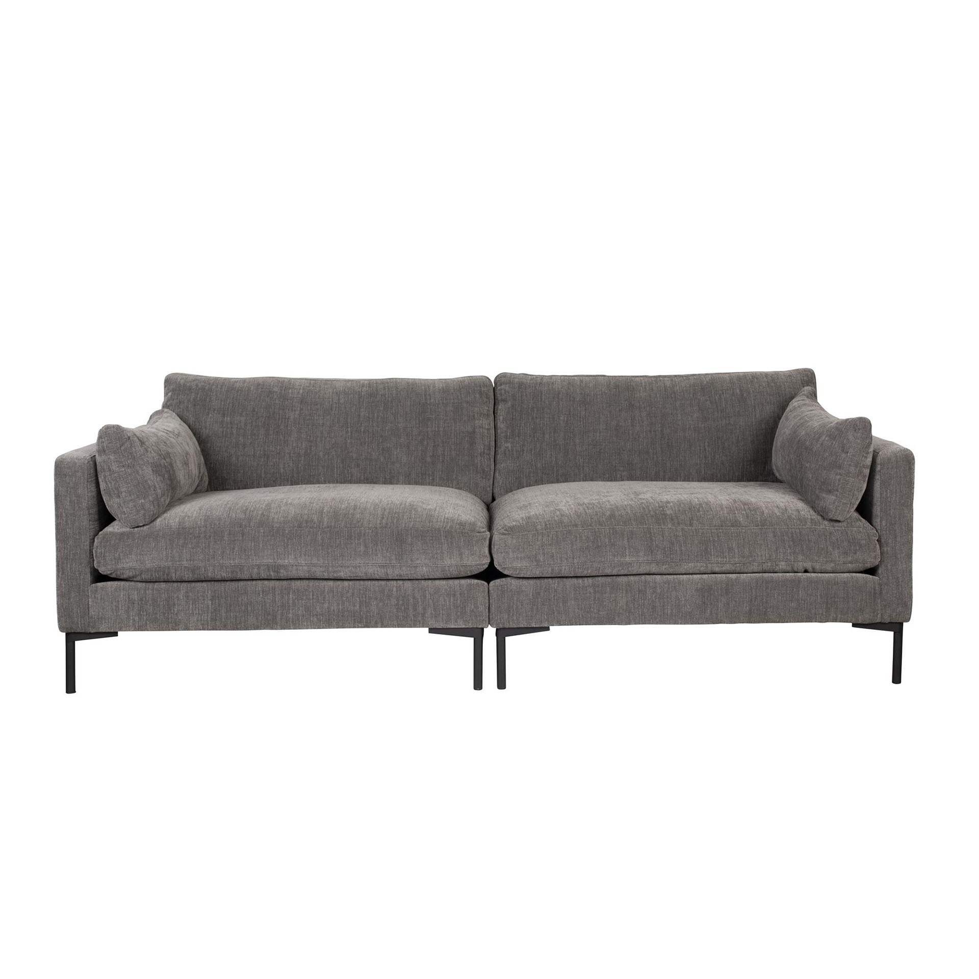 Image of 3-Sitzer Loungesofa Zuiver Summer, 230 x 101 cm, Anthrazit, Neu, Eleganz & Komfort - Ideal für entspannte Stunden