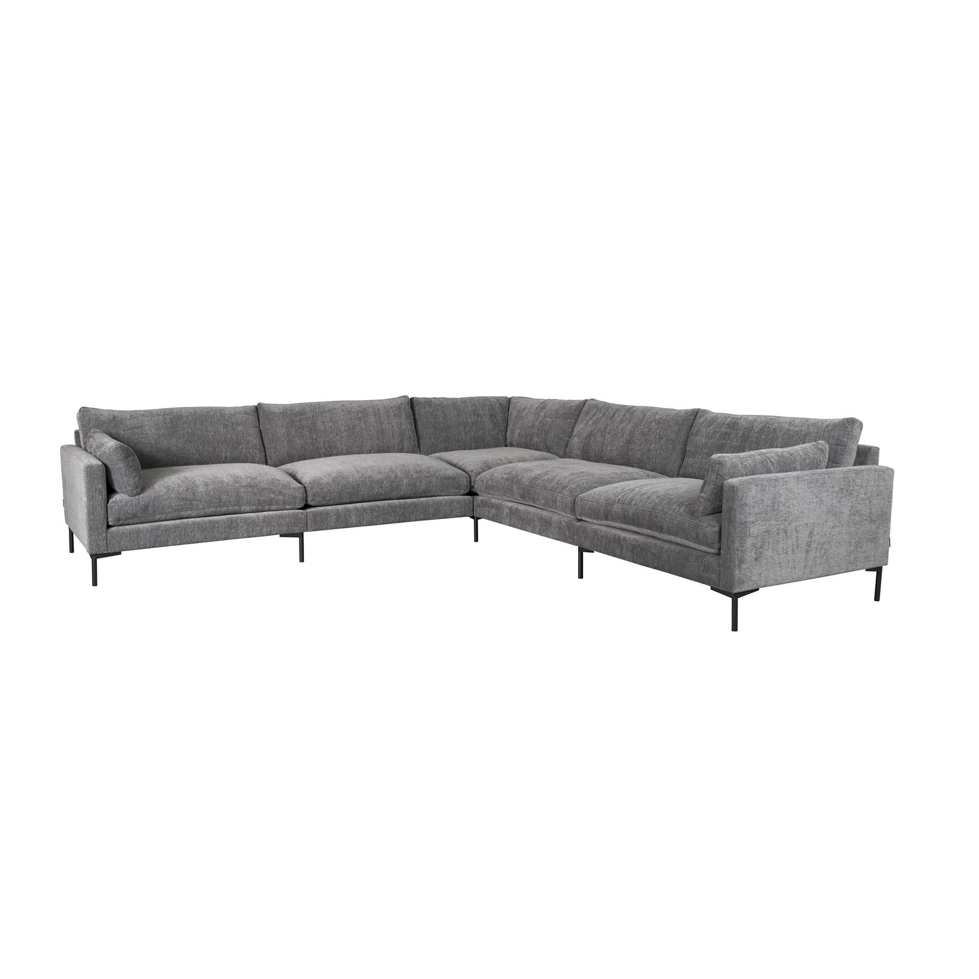 Image of 7-Sitzer Loungesofa Zuiver Summer, 318 x 318 cm, Anthrazit, Neu, Eleganz & Komfort - Ideal für entspannte Stunden