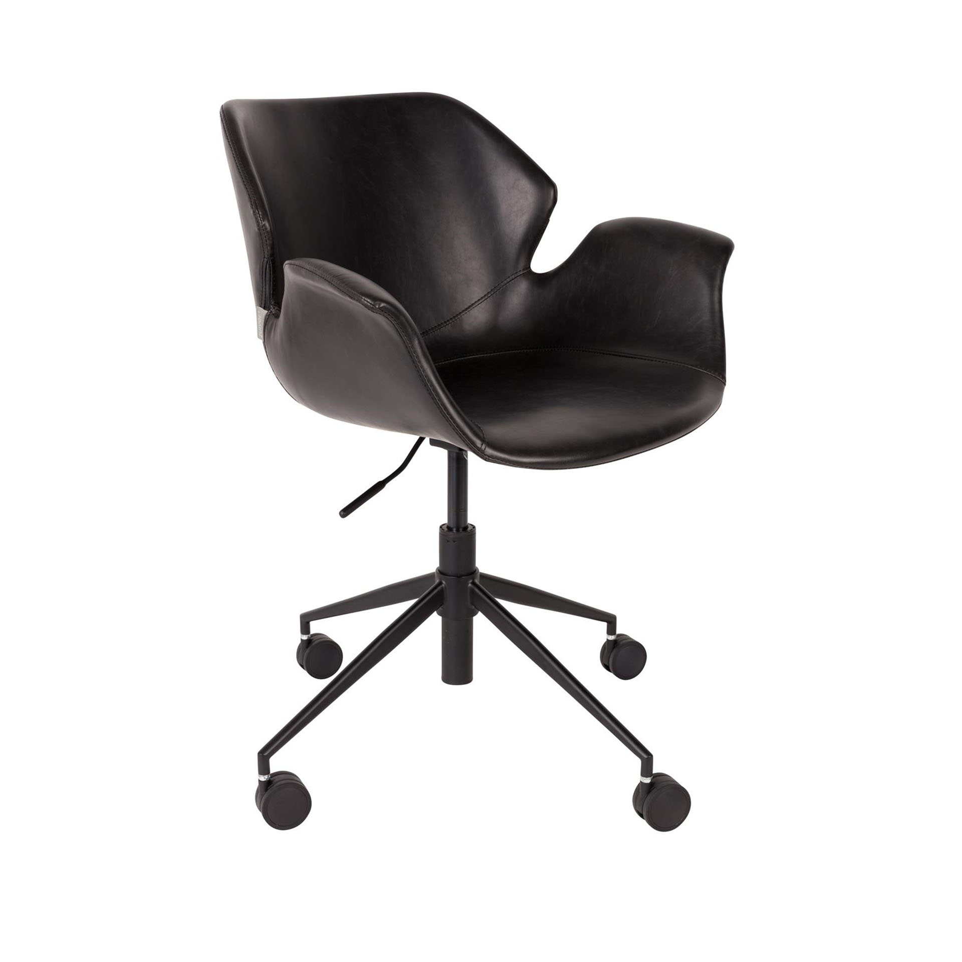 Image of Bürostuhl Zuiver Nikki, Schwarz, Neu, Ergonomischer Stuhl - ideal für flexibles Arbeiten