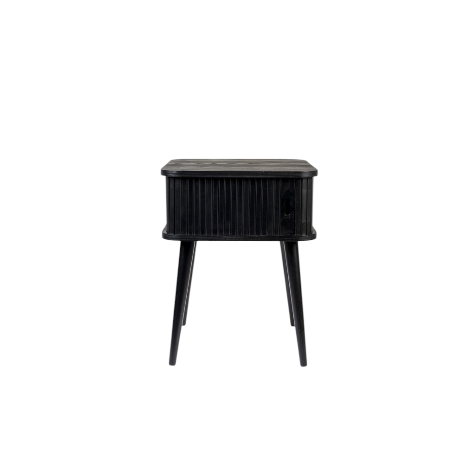 Image of Beistelltisch Zuiver Barbier 45x45 cm, Schwarz, Quadratisch, Neu Tisch - Optimal für moderne Büroeinrichtung