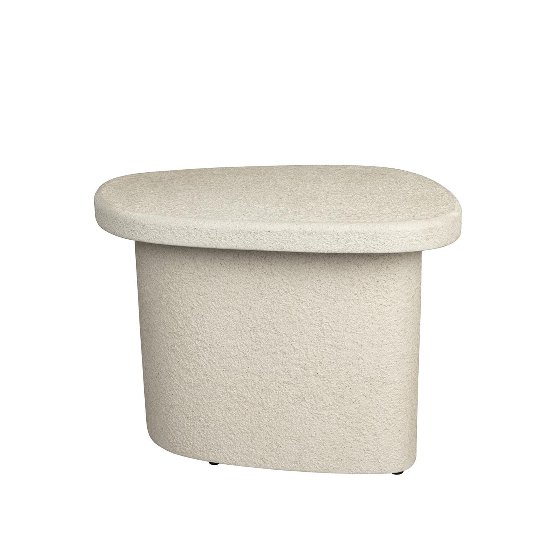 Image of Beistelltisch Hoch Dutchbone Veda 57x45 cm, Beige, Freiform, Neu Tisch - Optimal für moderne Büroeinrichtung