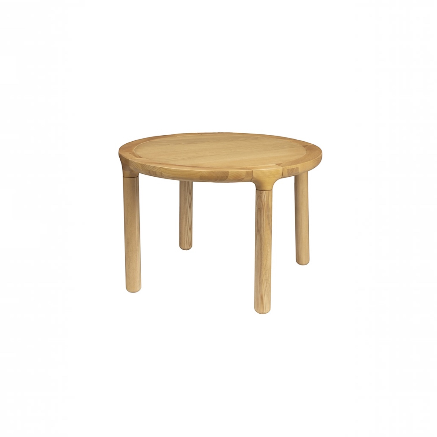 Image of Couchtisch Zuiver Storm 60x60 cm, Esche, Rund, Neu - Perfekt für Sofa und Lounge