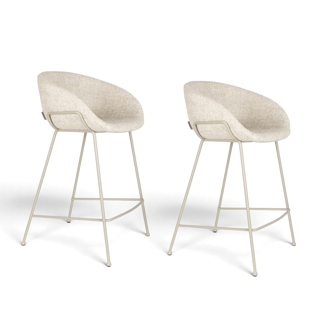 Image of Tresenhocker Zuiver Feston, Beige, Neu, Tresenhocker - Praktisch & Komfortabel
