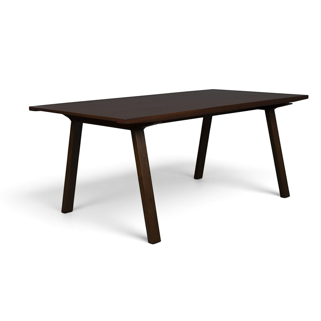 Image of Esstisch Dutchbone Adamello 180x95 cm, Esche dunkel, Rechteckig, Neu, Tisch - Hochwertig & langlebig