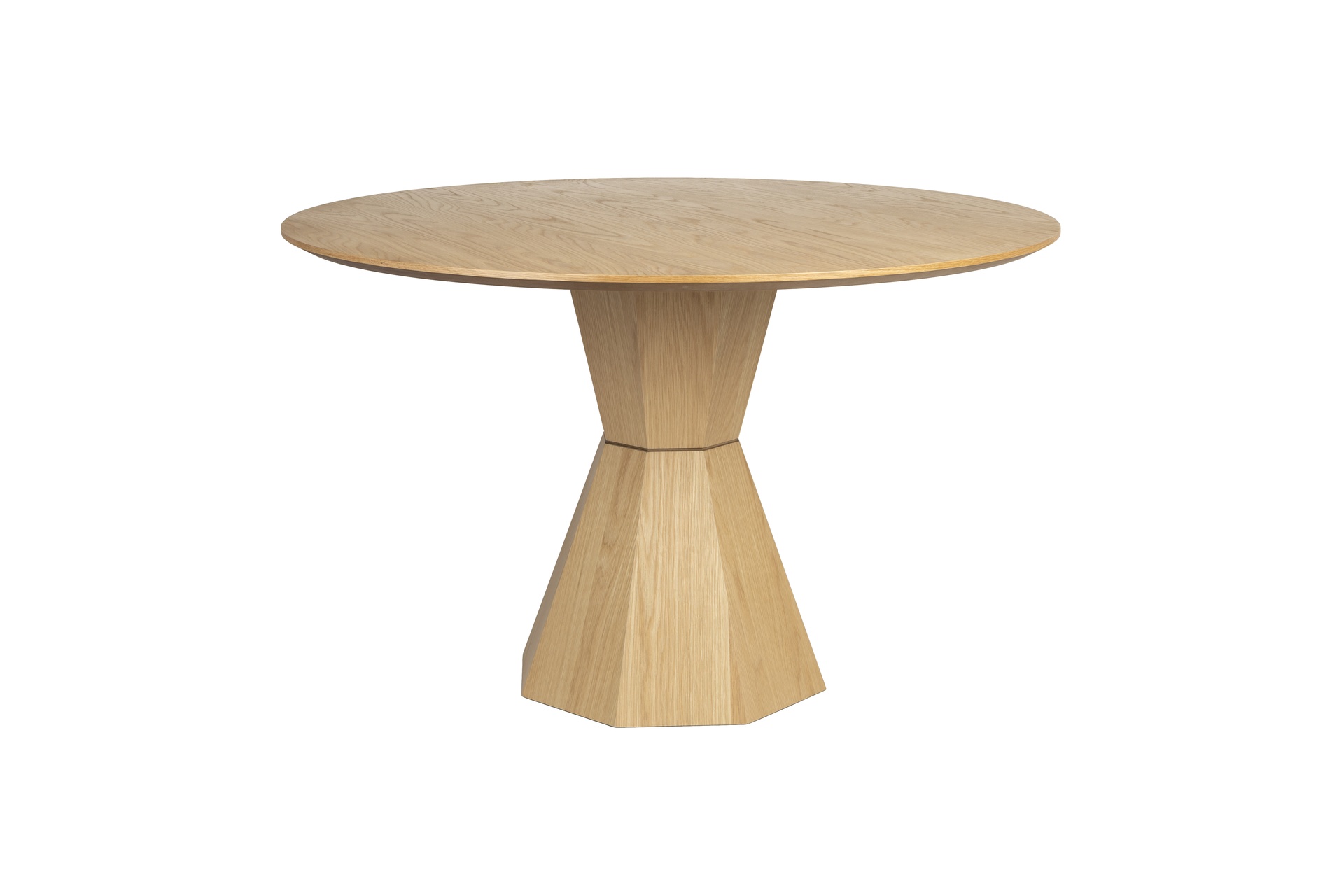 Image of Esstisch Zuiver Lotus 120x120 cm, Eiche, Rund, Neu, Tisch - Hochwertig & langlebig
