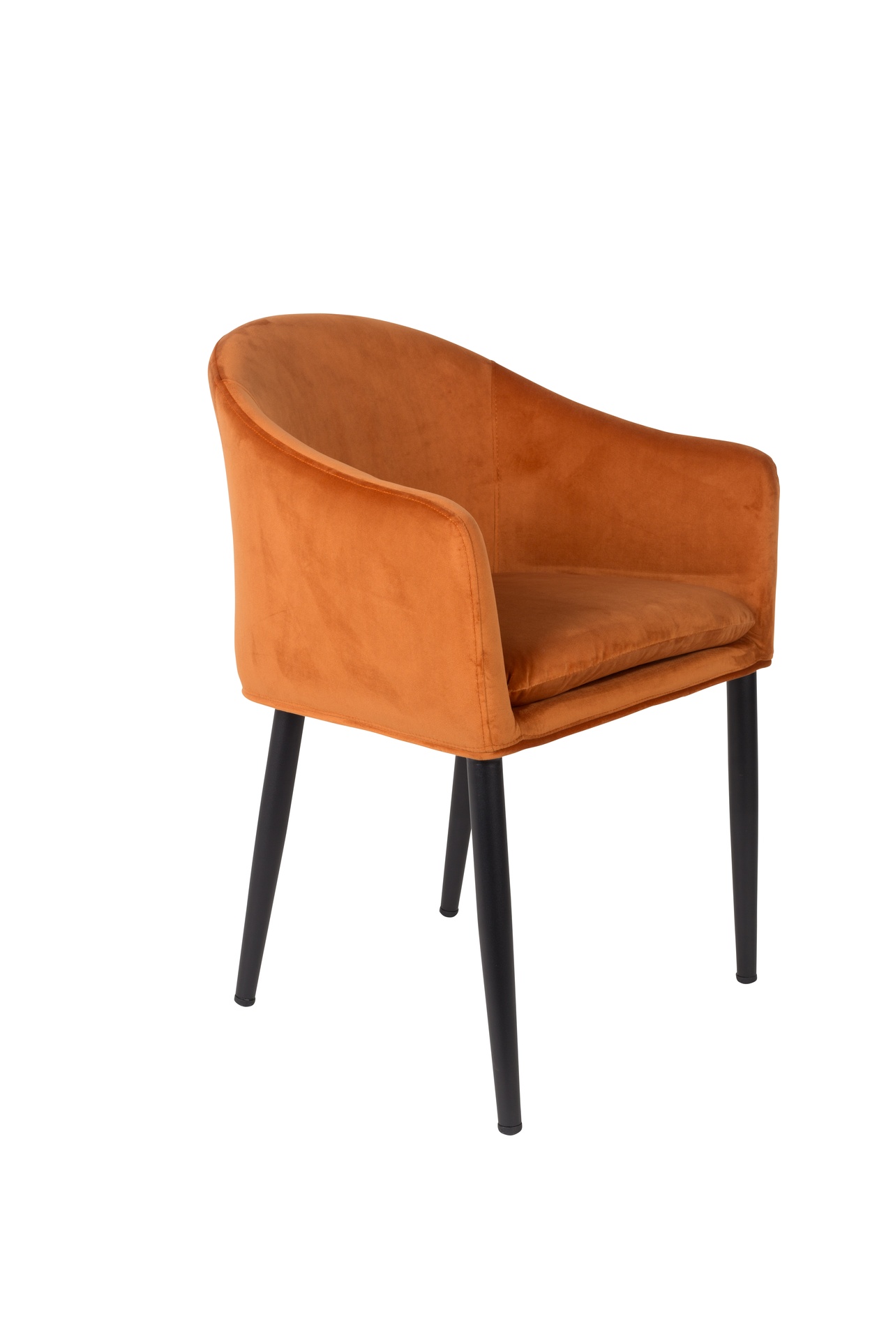 Image of White Label Living Catelyn Stuhl Orange, Neu – Perfekt für Büro und Empfang