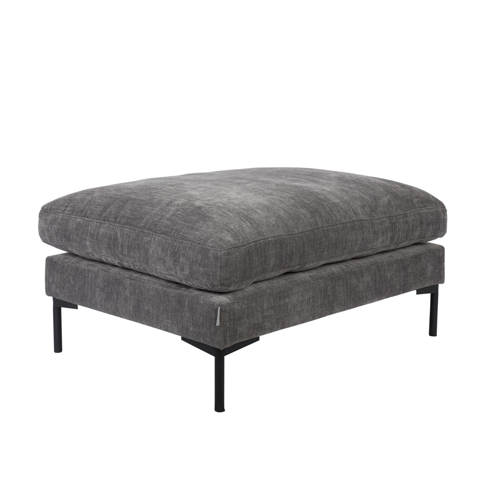 Image of Hocker Loungesofa Zuiver Summer, 102 x 80 cm, Anthrazit, Neu, Eleganz & Komfort - Ideal für entspannte Stunden