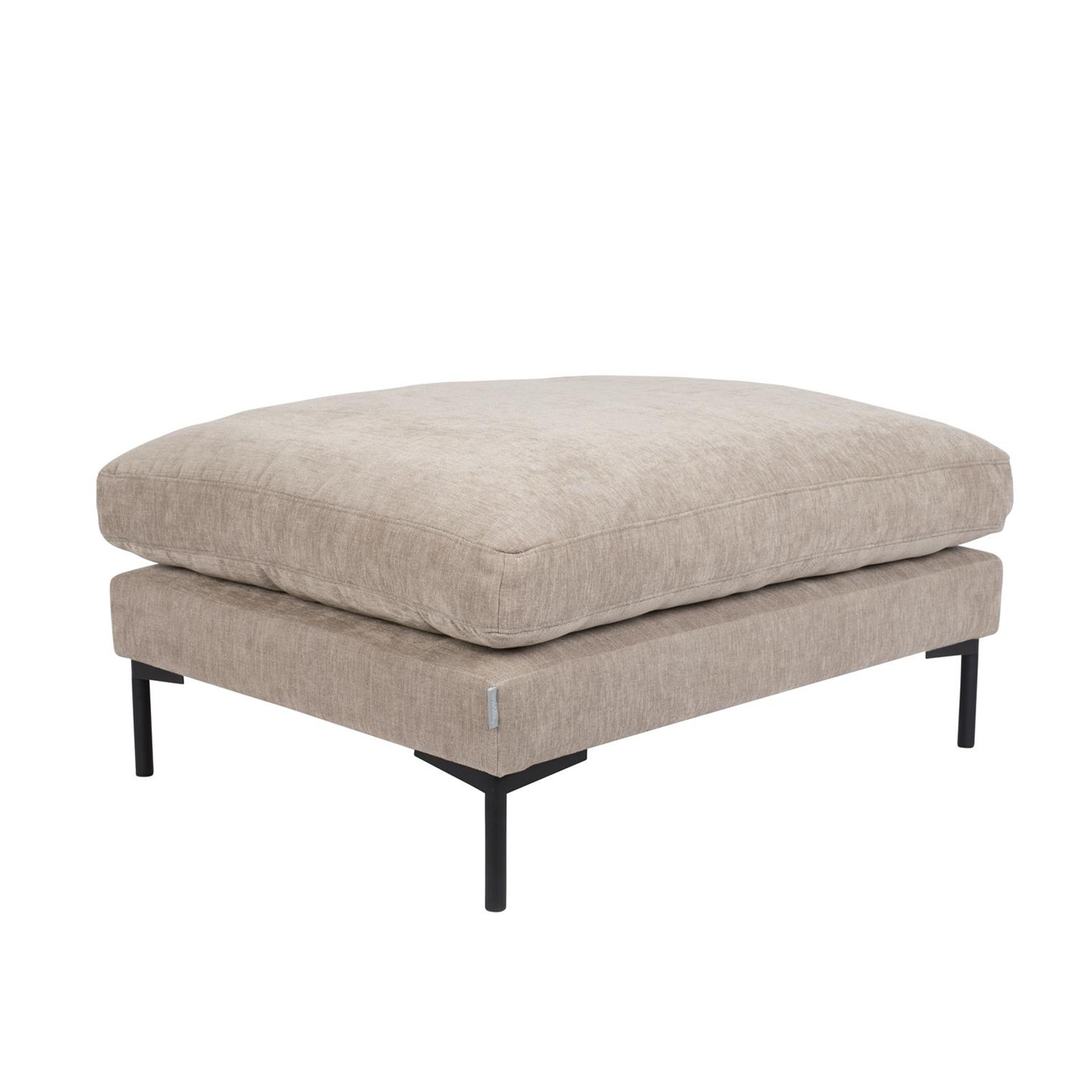 Image of Hocker Loungesofa Zuiver Summer, 102 x 80 cm, Beige/latte, Neu, Eleganz & Komfort - Ideal für entspannte Stunden
