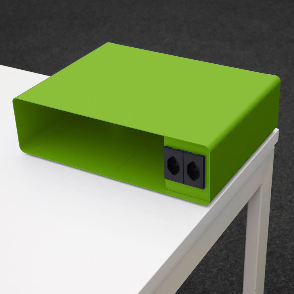 Steckdosenleiste Box - Organizer Lista LO (Grün)