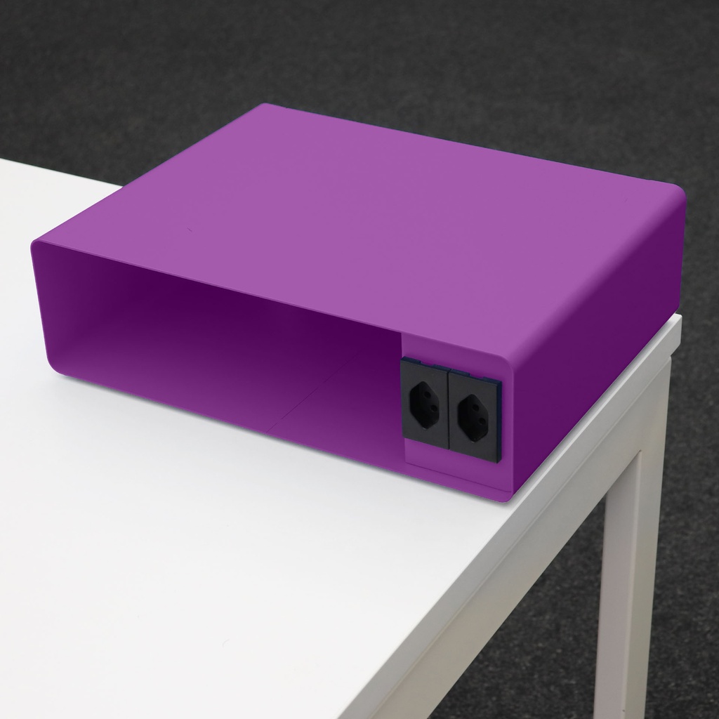 Steckdosenleiste Box - Organizer Lista LO (Violett)