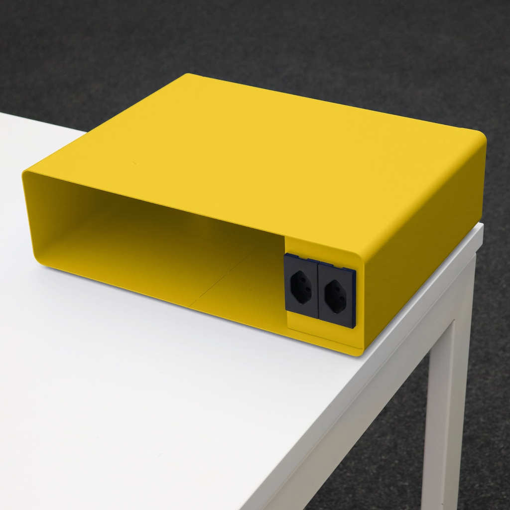 Steckdosenleiste Box - Organizer Lista LO (Gelb)