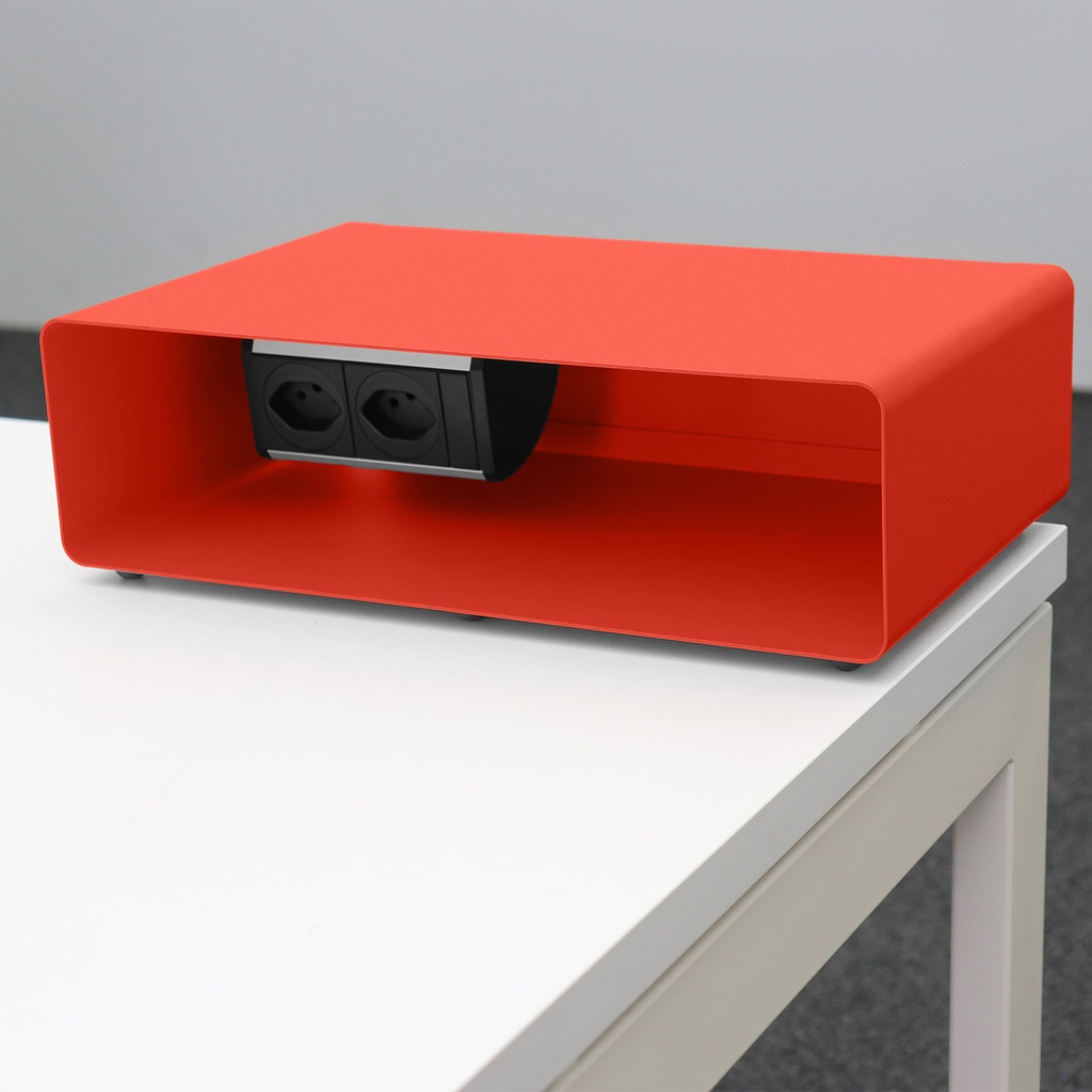 Steckdosenleiste Box - Organizer Lista LO (Rot)