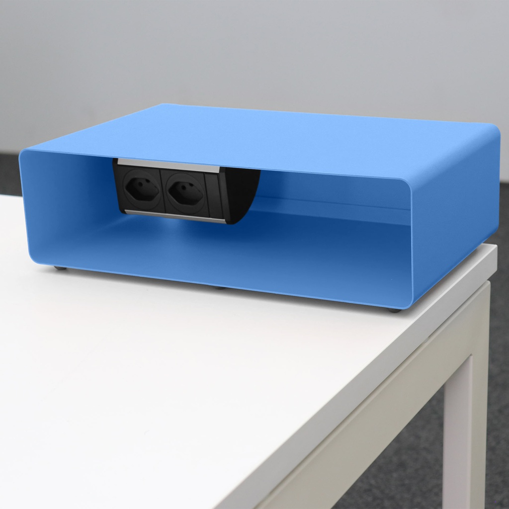 Steckdosenleiste Box - Organizer Lista LO (Hellblau)