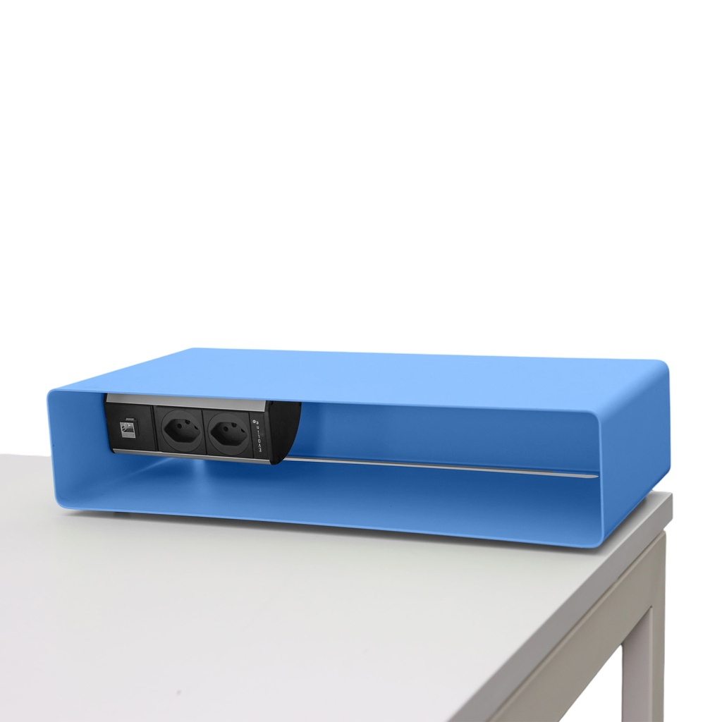 Steckdosenleiste Box - Organizer Lista LO (Hellblau)