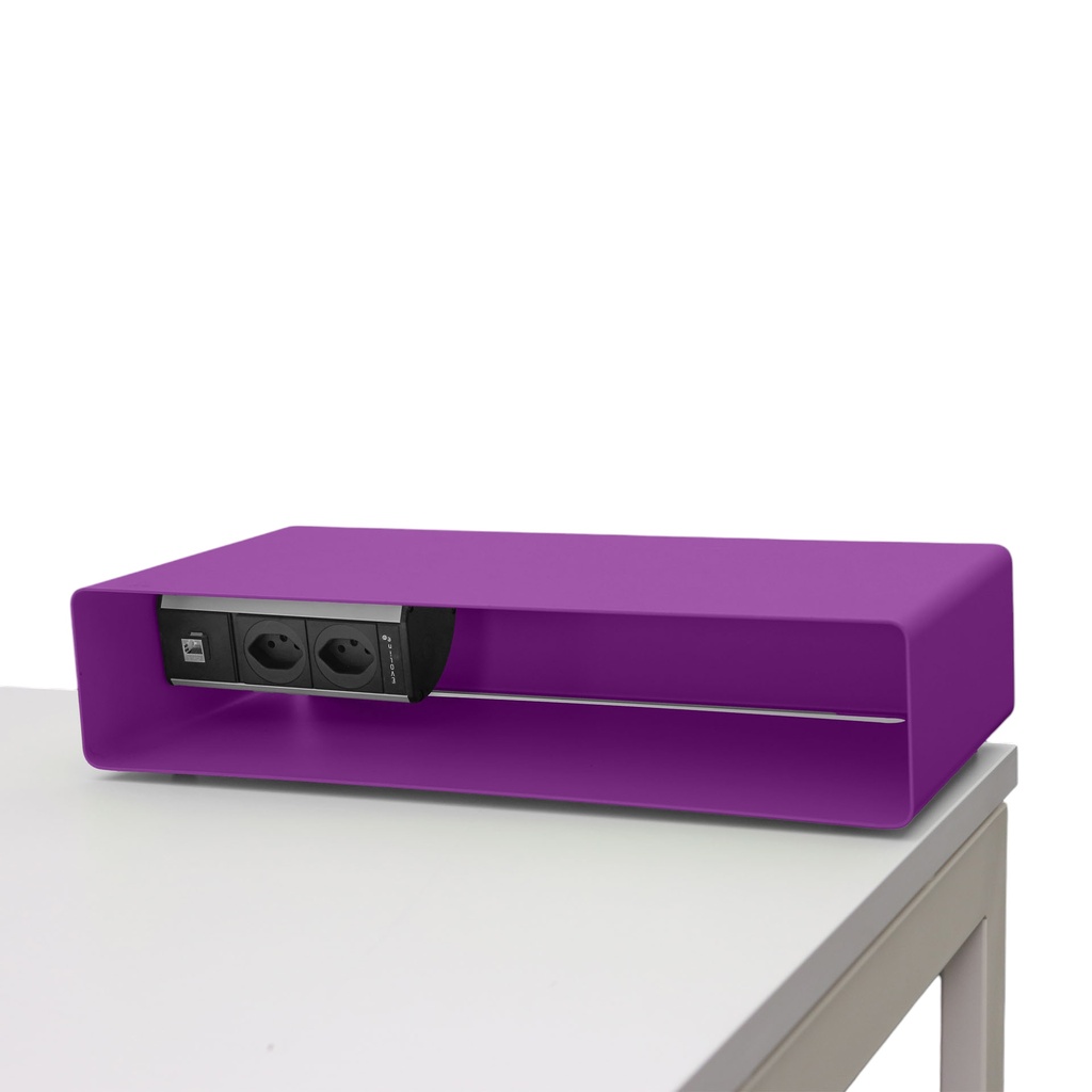 Steckdosenleiste Box - Organizer Lista LO (Violett)