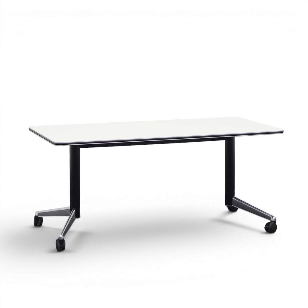 Tables pliantes Werndl 150x75 cm, Gris clair/Noir, Rectangulaire, Normalement utilisé - Parfait pour les réunions