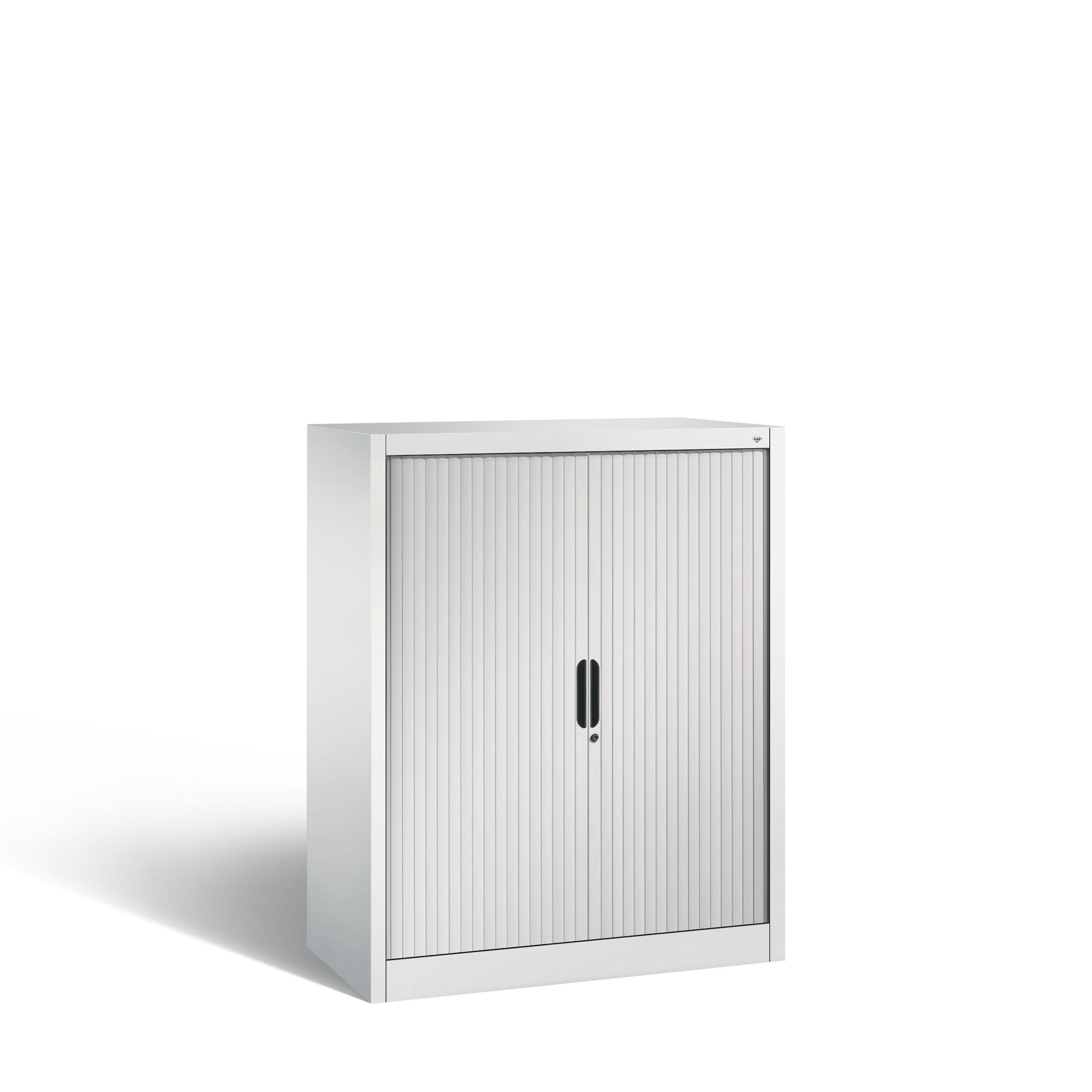 Image of Rollladenschrank C+P Omnispace 100 x 42 x 123 cm, Lichtgrau, mit Schlüssel, Neu - platzsparende Lösung
