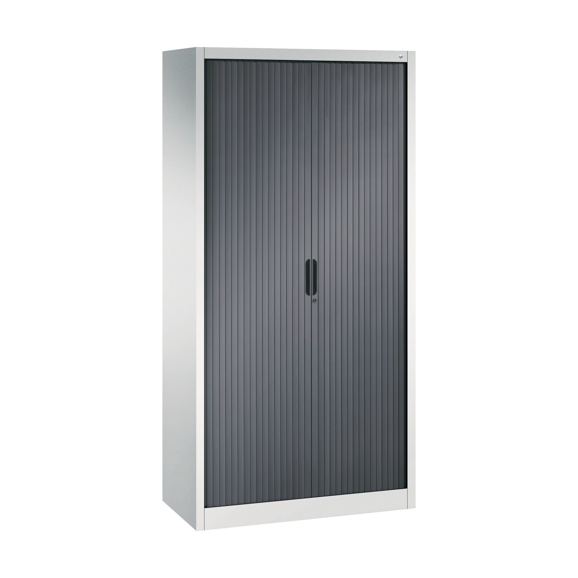 Image of Rollladenschrank C+P Omnispace 100 x 42 x 198 cm, Anthrazit/RAL 7035 Lichtgrau, mit Schlüssel, Neu - platzsparende Lösung