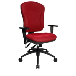 Bürostuhl Topstar Wellpoint 30 SY (Sehr gut, Rot, mit 3D Armlehnen)