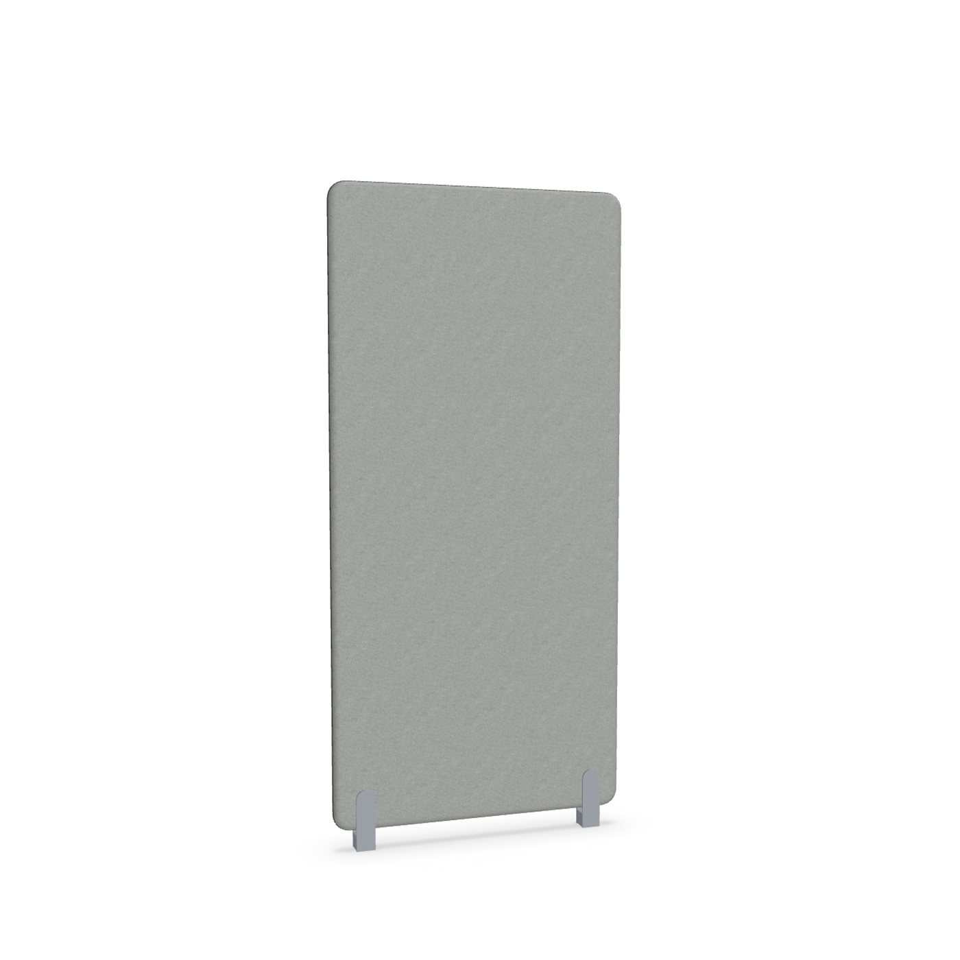 Image of Trennwand Mdd Sonic 80x165 cm, Distanzfüsse, Grau/Silbergrau, Neu