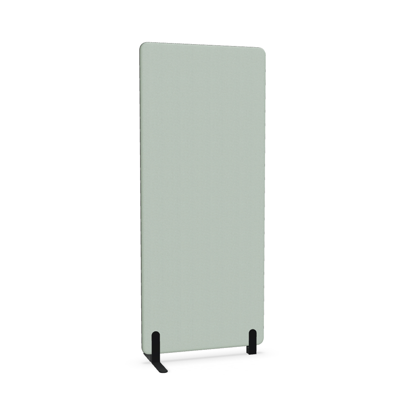 Image of Trennwand Mdd Sonic 80x185 cm, Freistehender Fuss und Distanzfuss, Grün/Schwarz, Neu