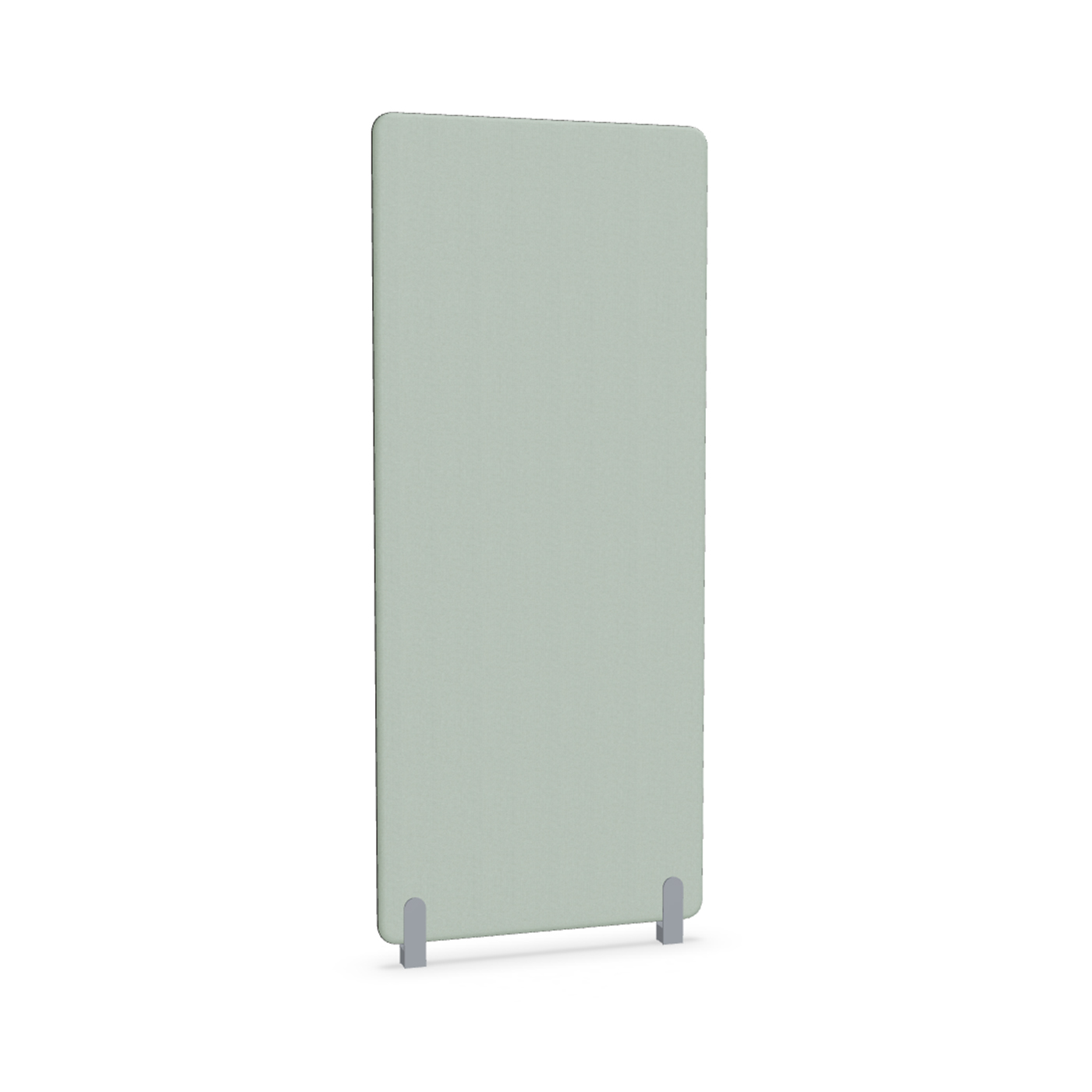 Image of Trennwand Mdd Sonic 80x185 cm, Distanzfüsse, Grün/Silbergrau, Neu