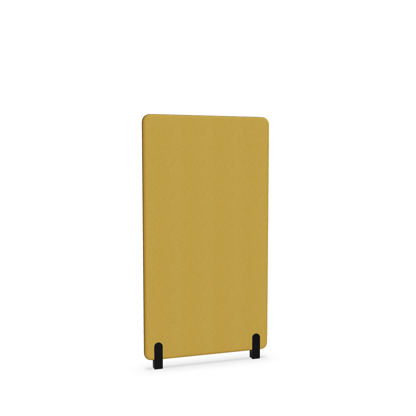 Image of Trennwand Mdd Sonic 80x145 cm, Distanzfüsse, Gelb/Schwarz, Neu