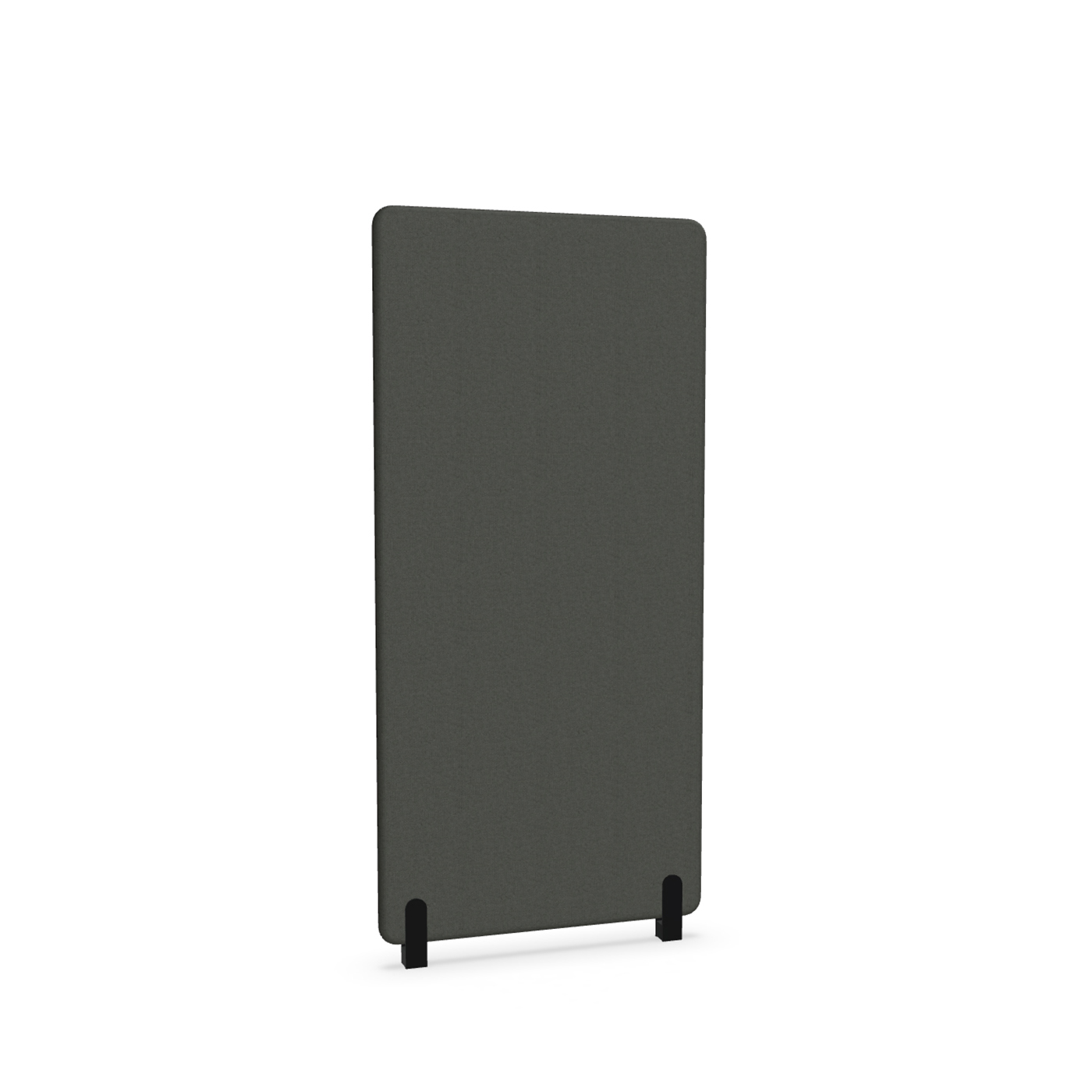 Image of Trennwand Mdd Sonic 80x165 cm, Distanzfüsse, Schwarz/Schwarz, Neu