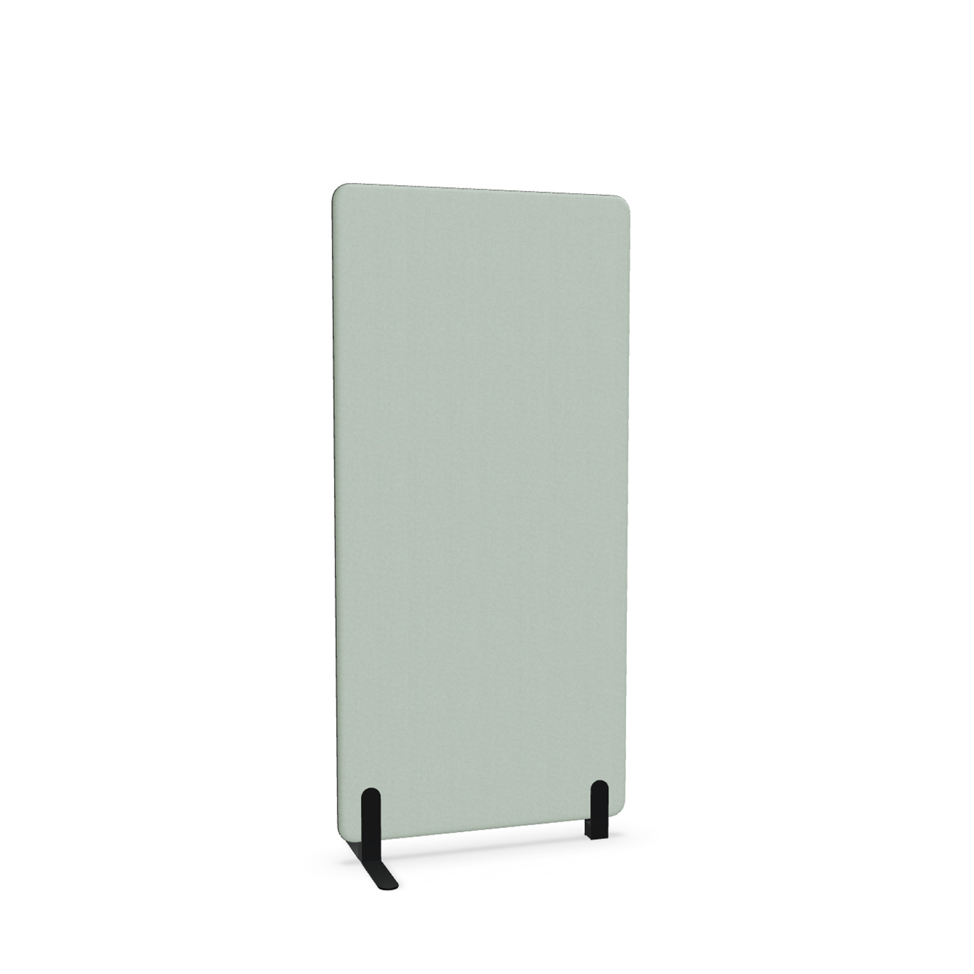 Image of Trennwand Mdd Sonic 80x165 cm, Freistehender Fuss und Distanzfuss, Grün/Schwarz, Neu