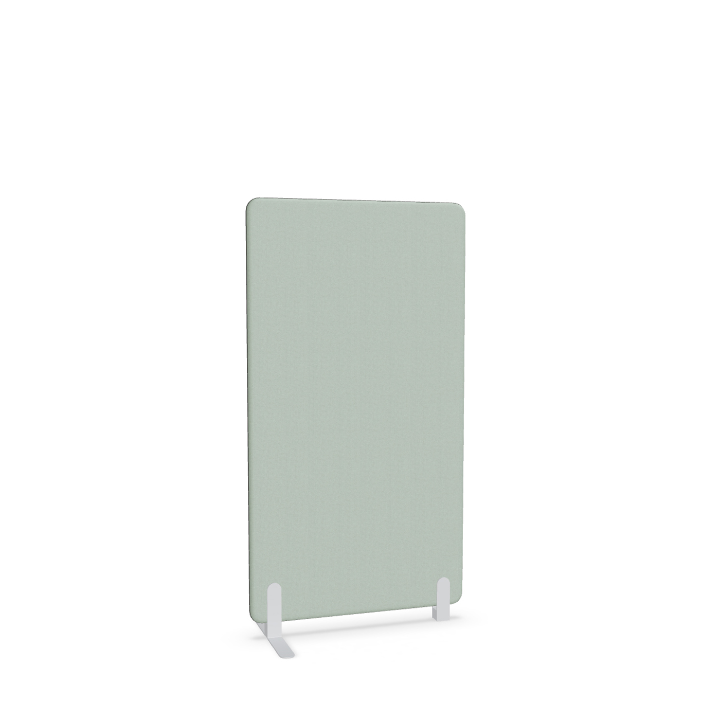 Image of Trennwand Mdd Sonic 80x145 cm, Freistehender Fuss und Distanzfuss, Grün/Weiss, Neu