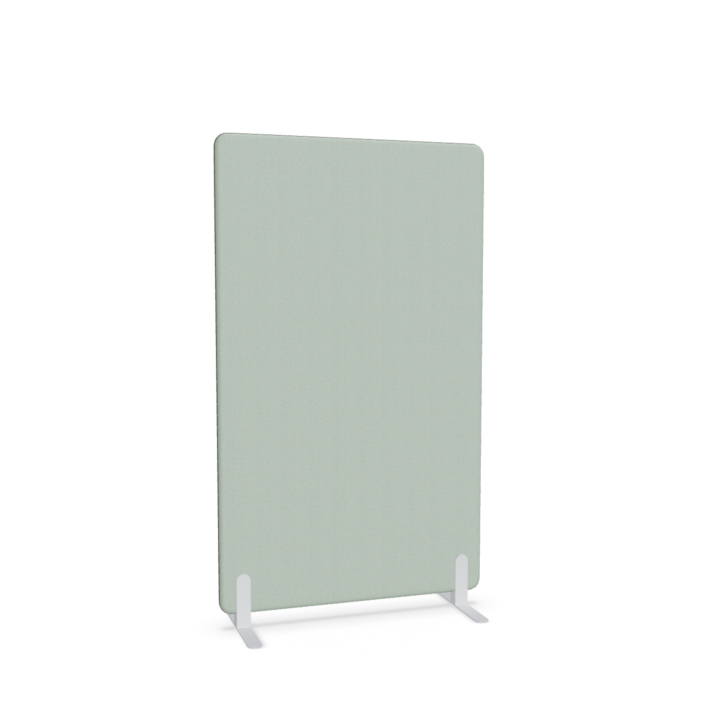 Image of Trennwand Mdd Sonic 100x165 cm, Freistehende Füsse, Grün/Weiss, Neu