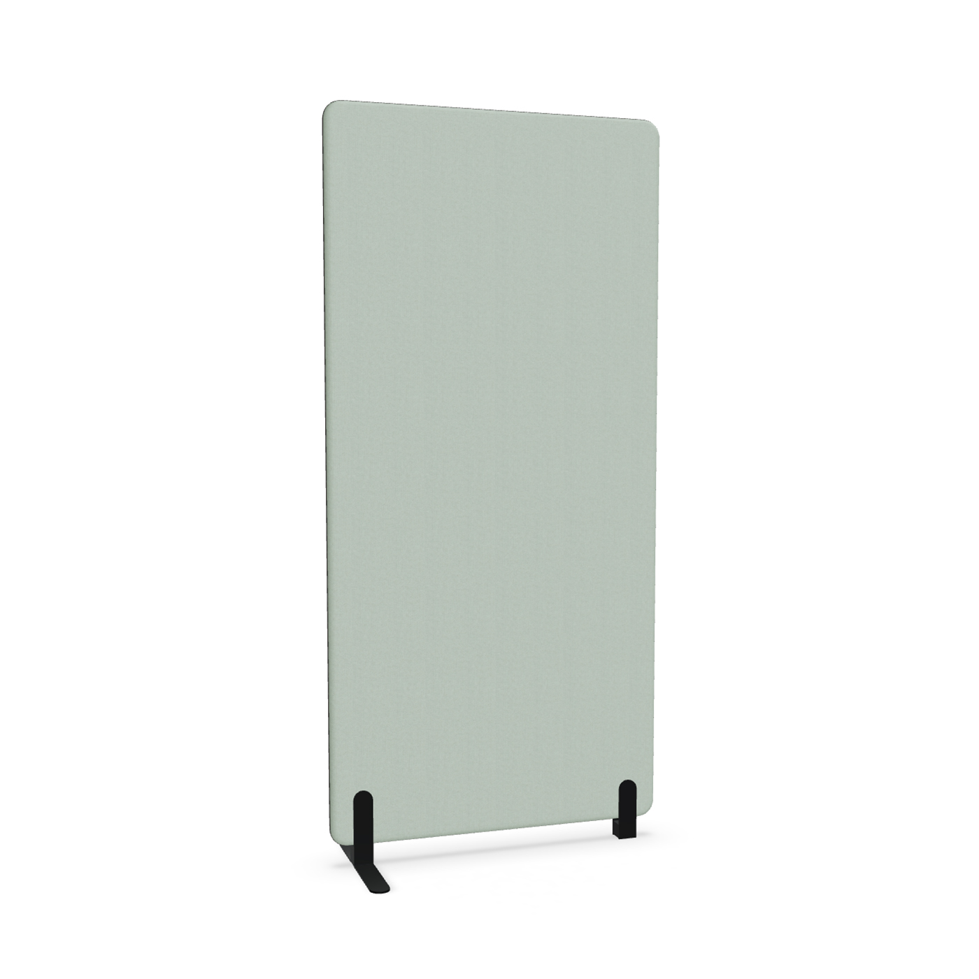 Image of Trennwand Mdd Sonic 90x185 cm, Freistehender Fuss und Distanzfuss, Grün/Schwarz, Neu