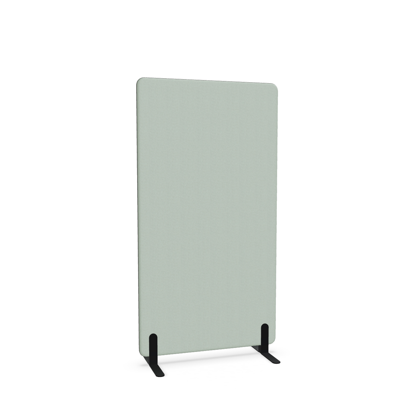 Image of Trennwand Mdd Sonic 90x165 cm, Freistehende Füsse, Grün/Schwarz, Neu