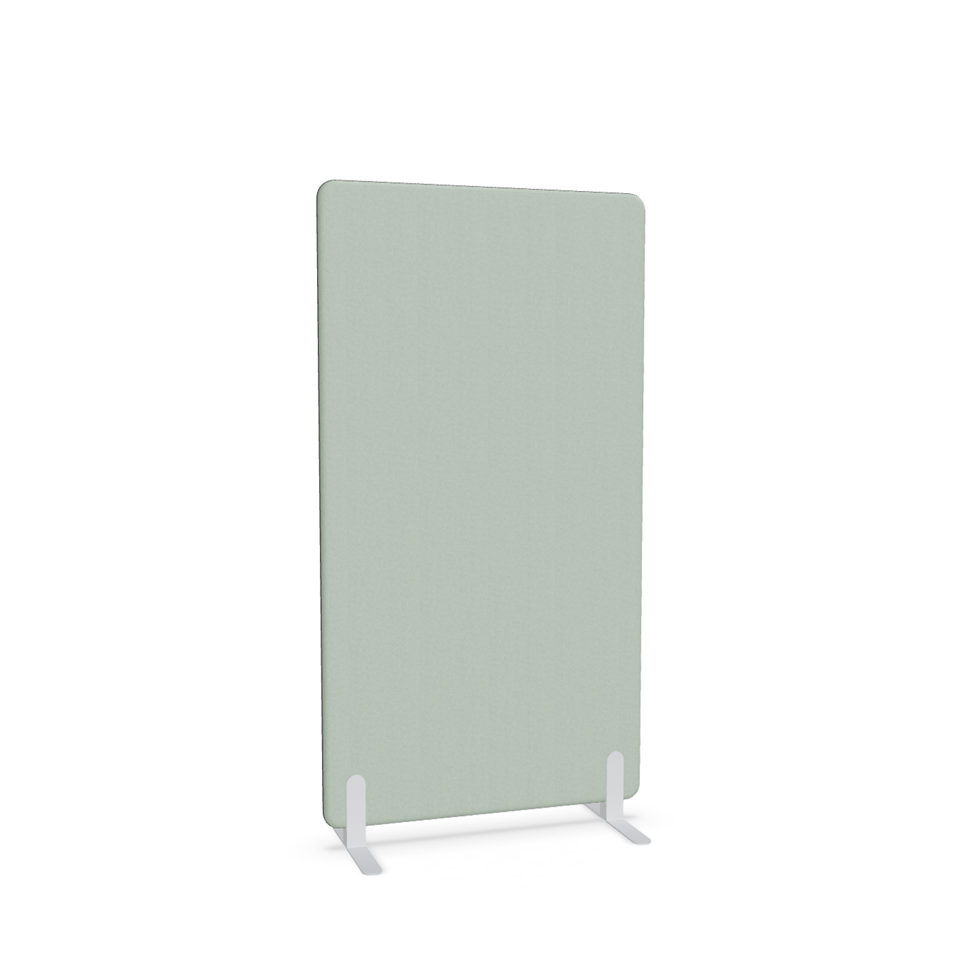 Image of Trennwand Mdd Sonic 90x165 cm, Freistehende Füsse, Grün/Weiss, Neu