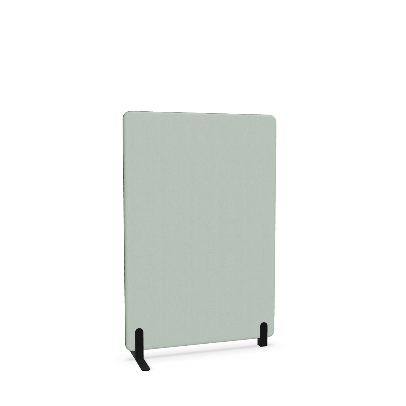 Image of Trennwand Mdd Sonic 100x145 cm, Freistehender Fuss und Distanzfuss, Grün/Schwarz, Neu