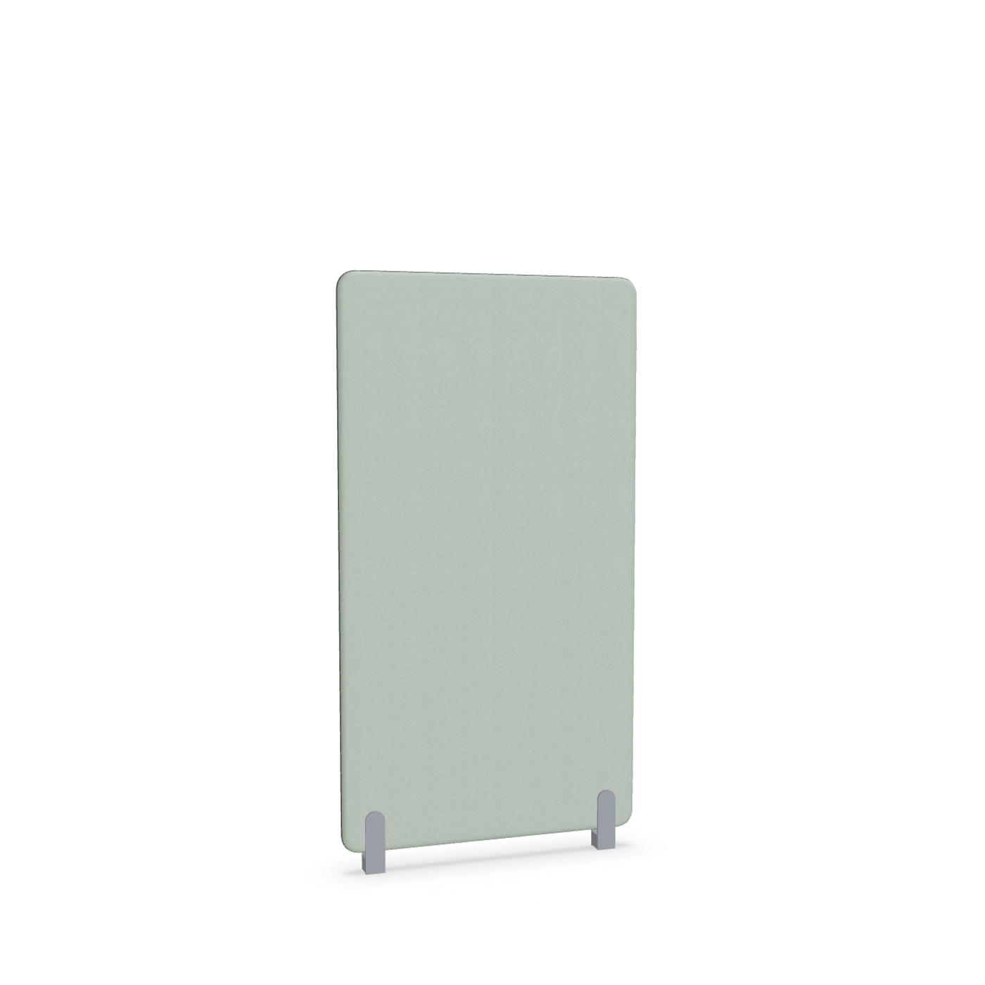 Image of Trennwand Mdd Sonic 80x145 cm, Distanzfüsse, Grün/Silbergrau, Neu