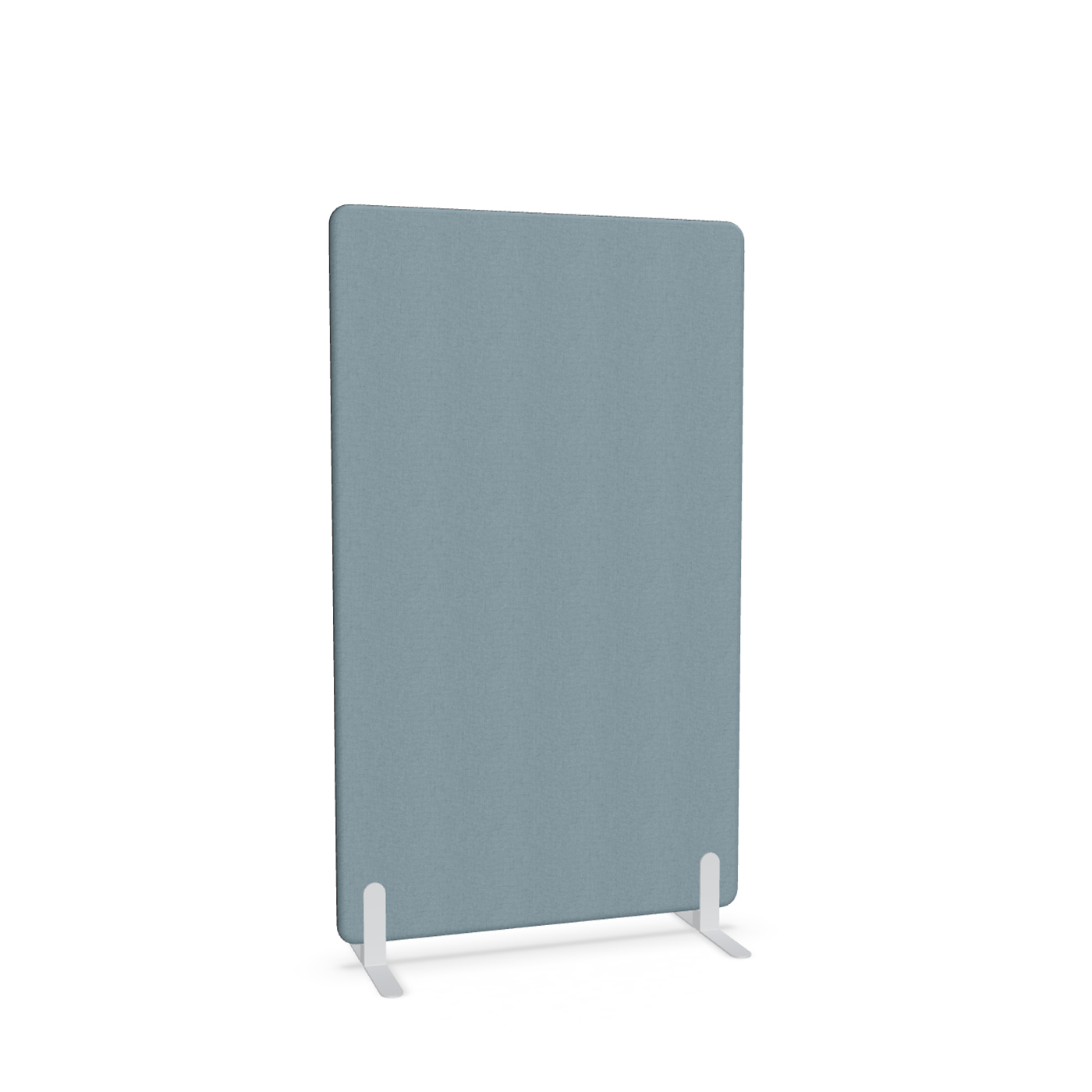 Image of Trennwand Mdd Sonic 100x165 cm, Freistehende Füsse, Blau/Weiss, Neu