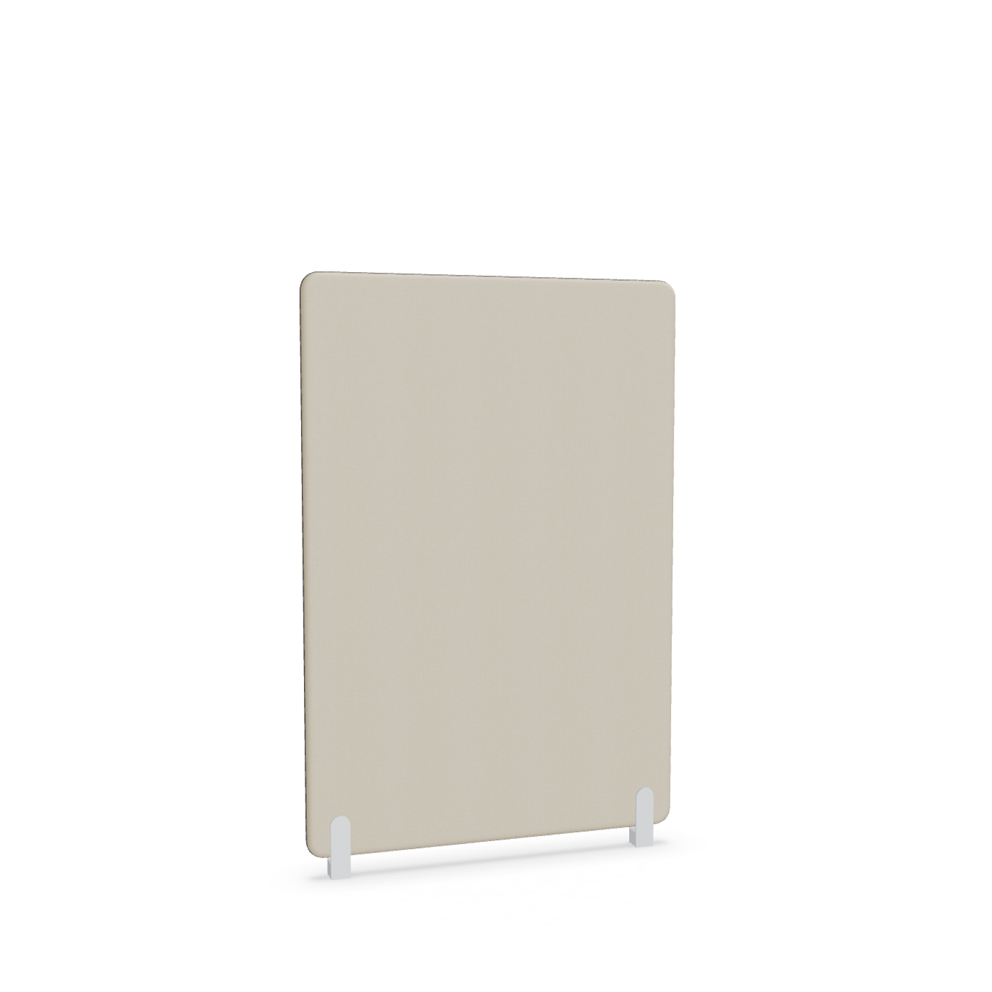 Image of Trennwand Mdd Sonic 100x145 cm, Distanzfüsse, Beige/Weiss, Neu