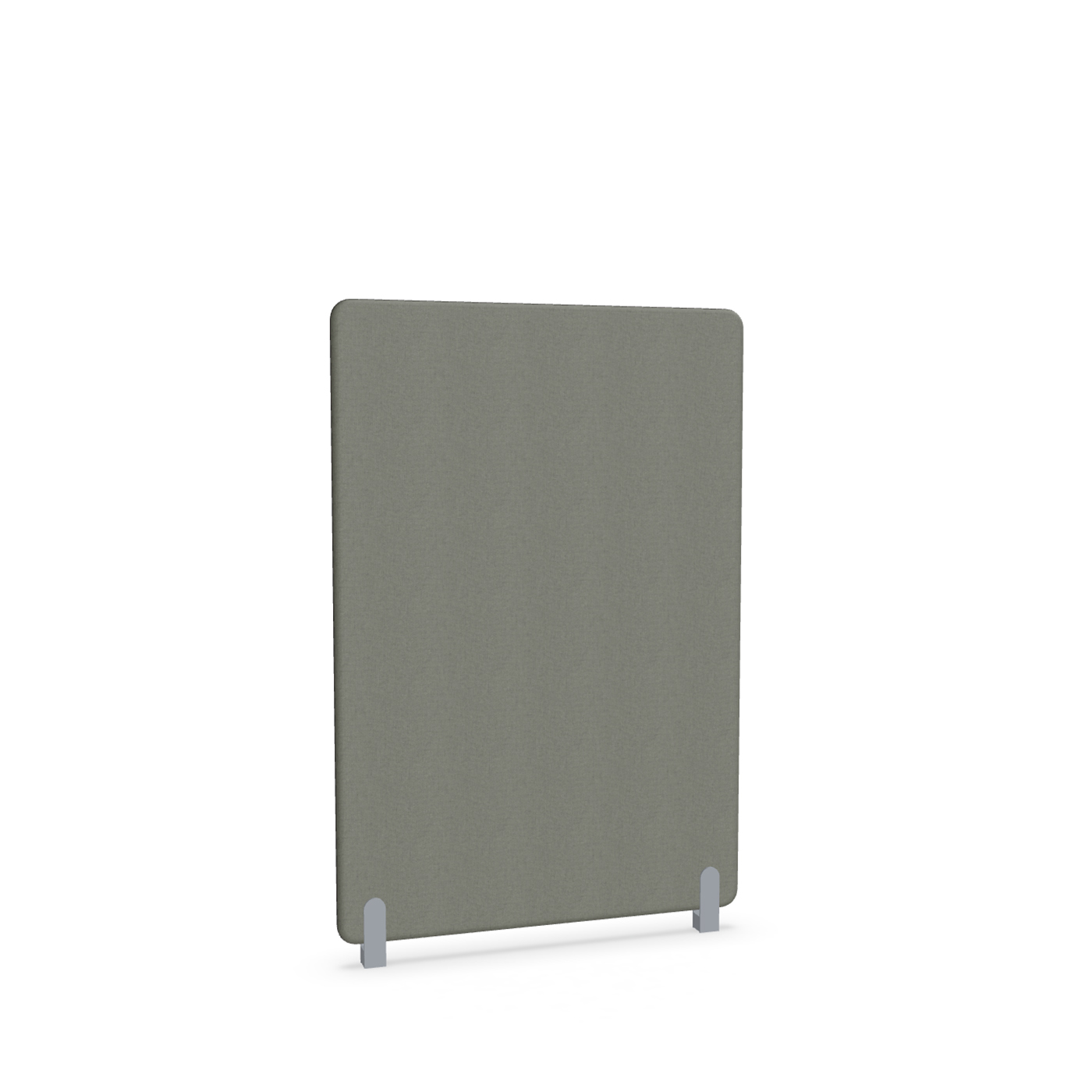 Image of Trennwand Mdd Sonic 100x145 cm, Distanzfüsse, Anthrazit/Silbergrau, Neu