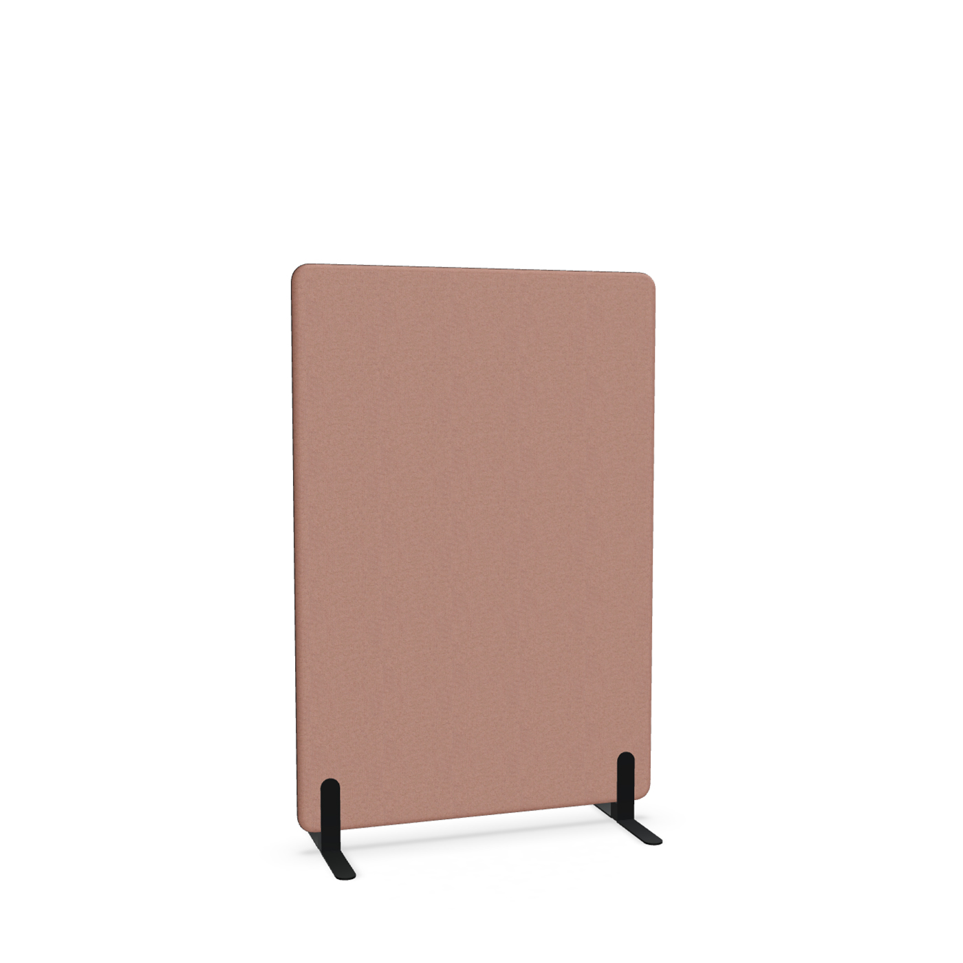 Image of Trennwand Mdd Sonic 100x145 cm, Freistehende Füsse, Rosa/Schwarz, Neu