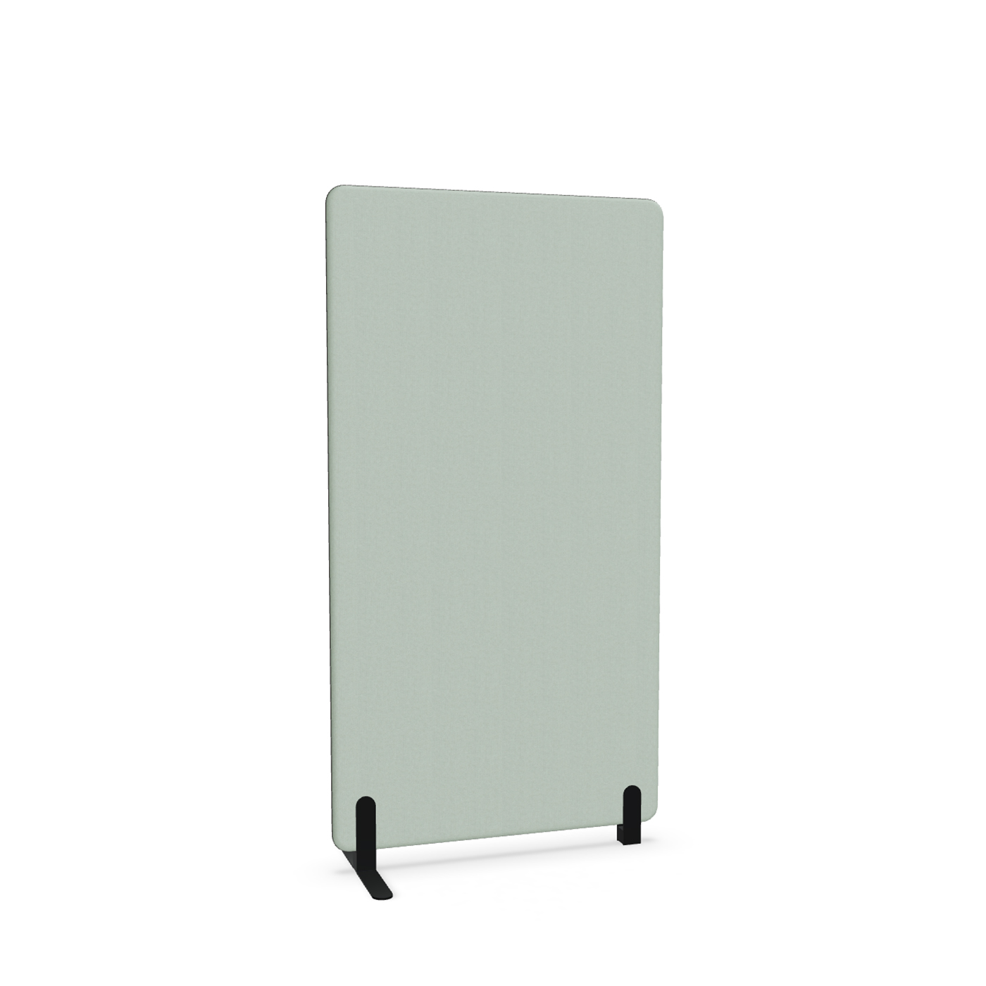 Image of Trennwand Mdd Sonic 90x165 cm, Freistehender Fuss und Distanzfuss, Grün/Schwarz, Neu